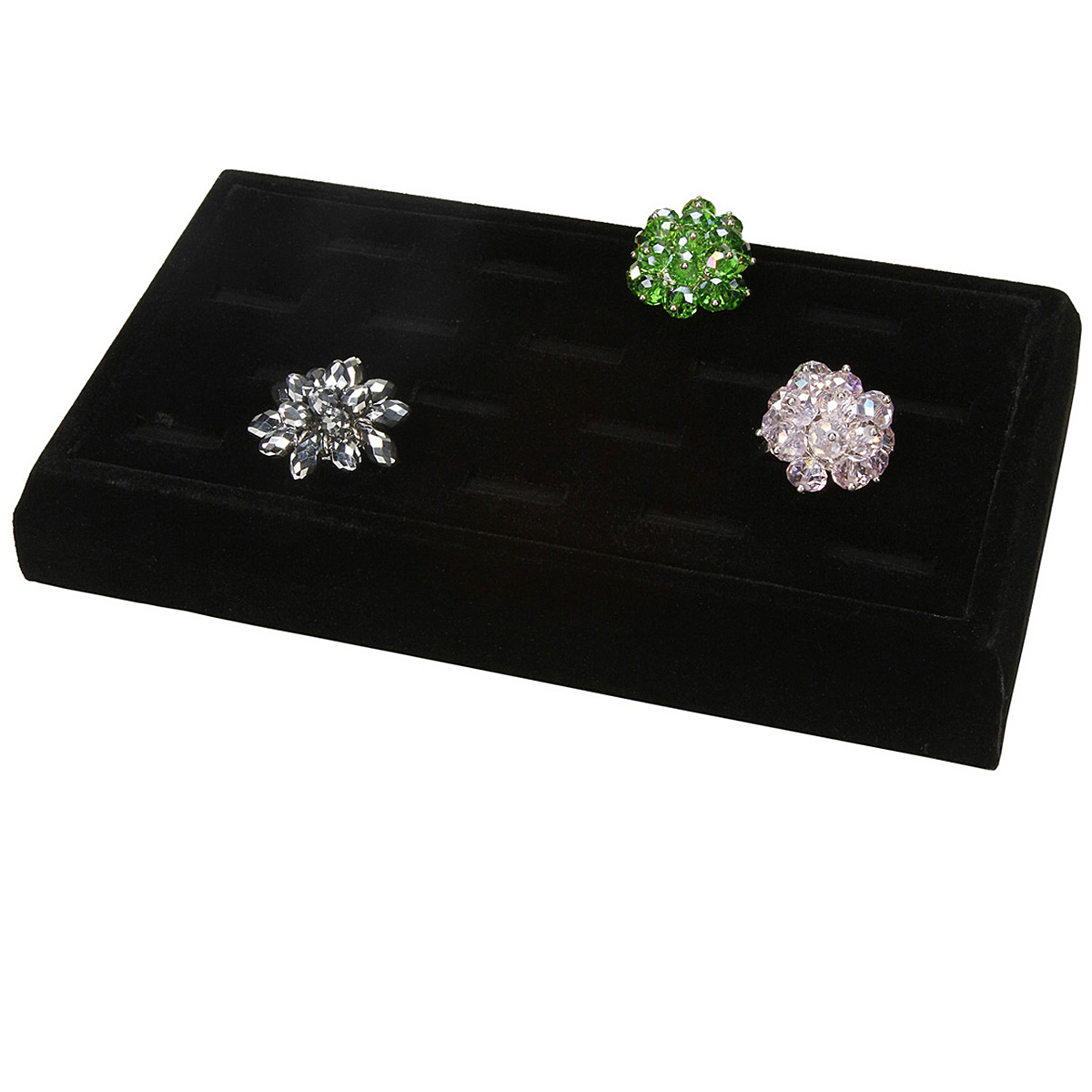 Darice® Black Velvet Ring Tray