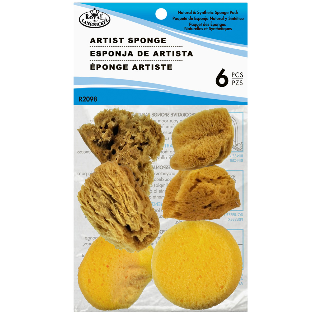 Royal & Langnickel® Natural & Synthetic Artist Sponges