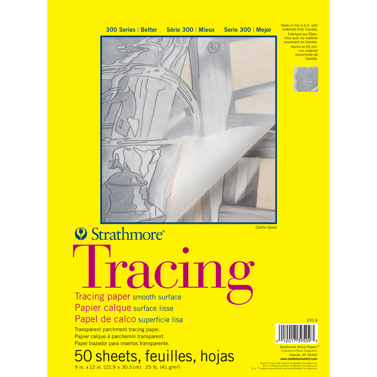 tracing pad paper strathmore series rice michaels walmart sheets parchment binding smooth pack