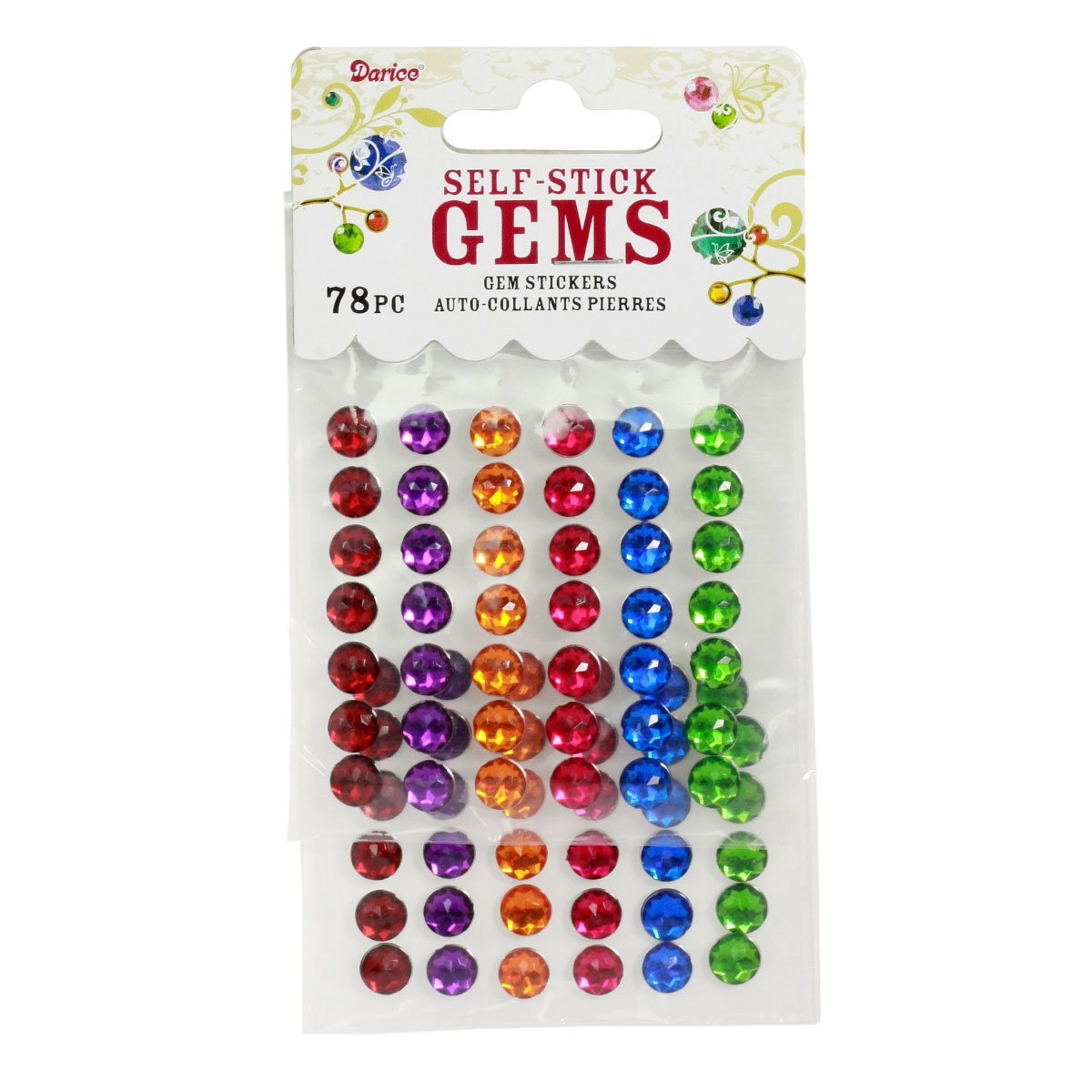 beads michaels crafting darice gems stick crystal self round craft jewels