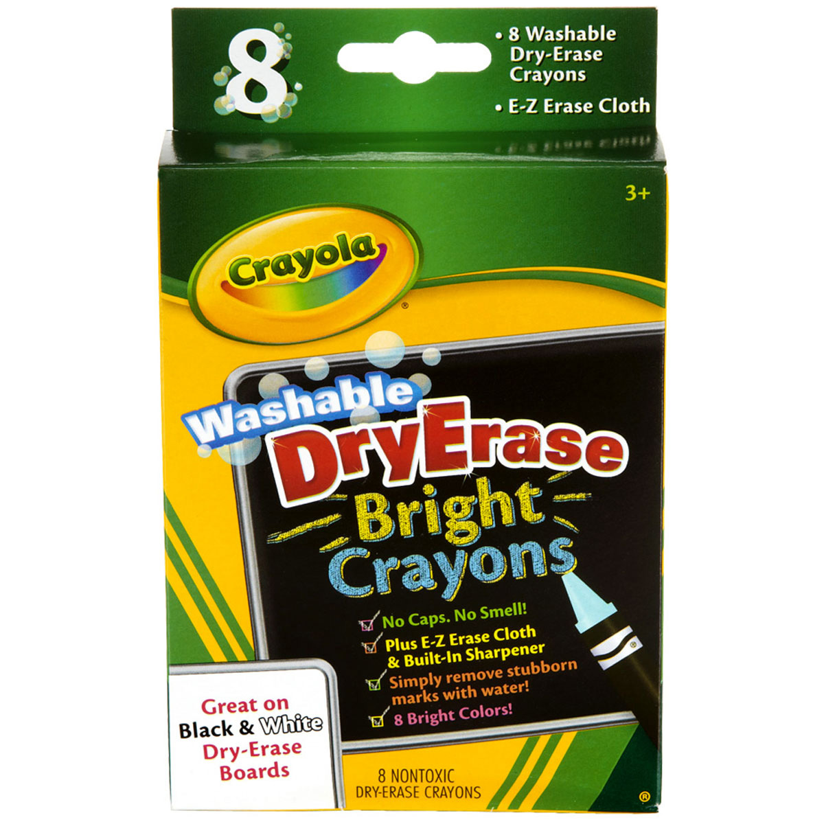 Crayola® Washable DryErase™ Crayons Brights