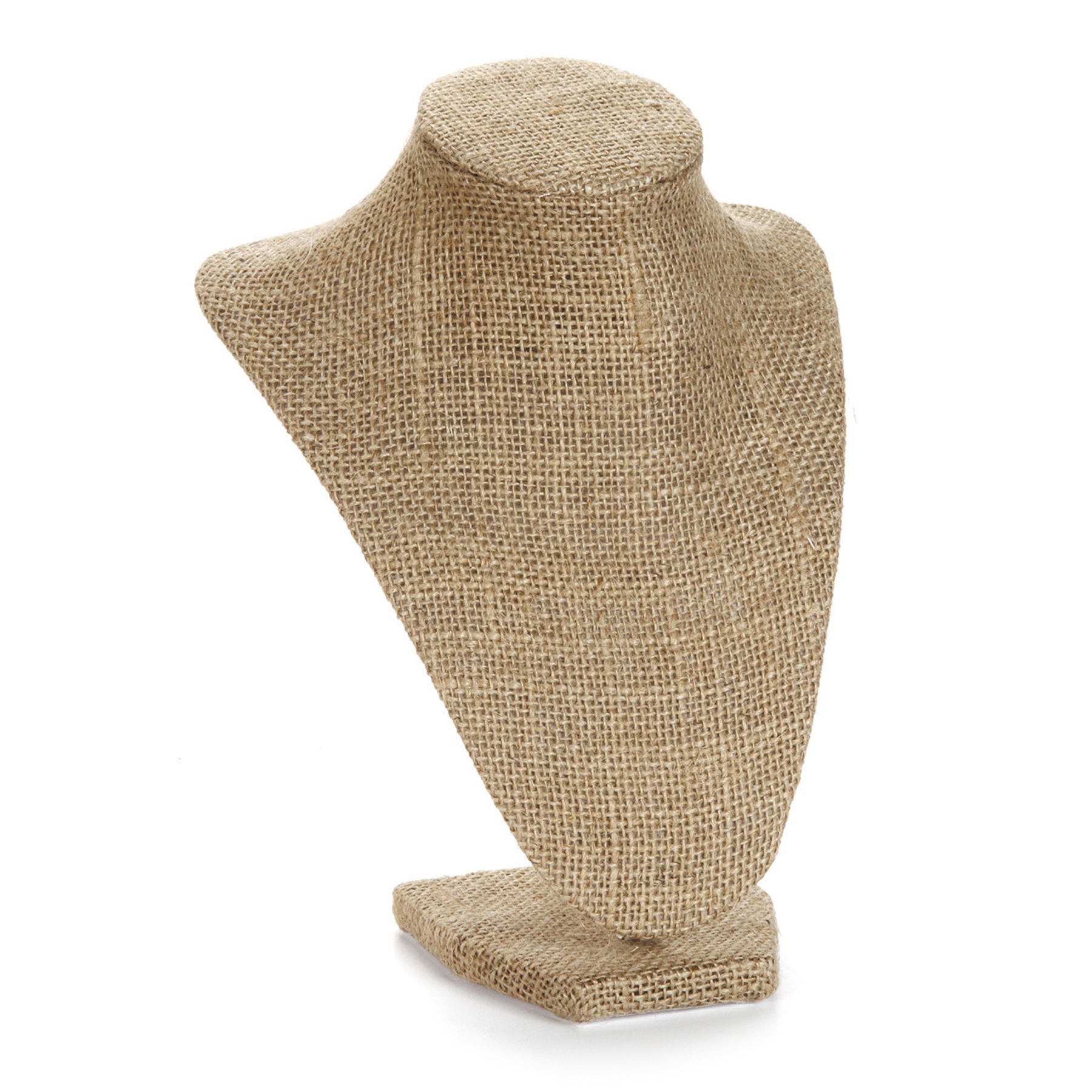 Darice Bust Necklace Stand, Burlap