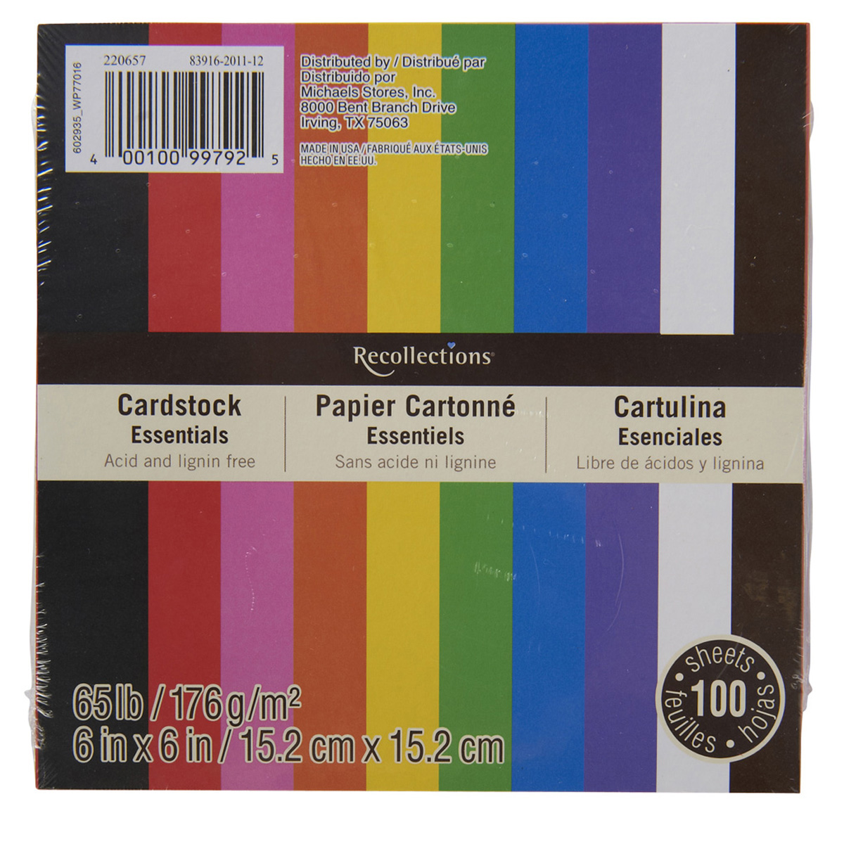 Recollections® Essentials Cube Cardstock Paper