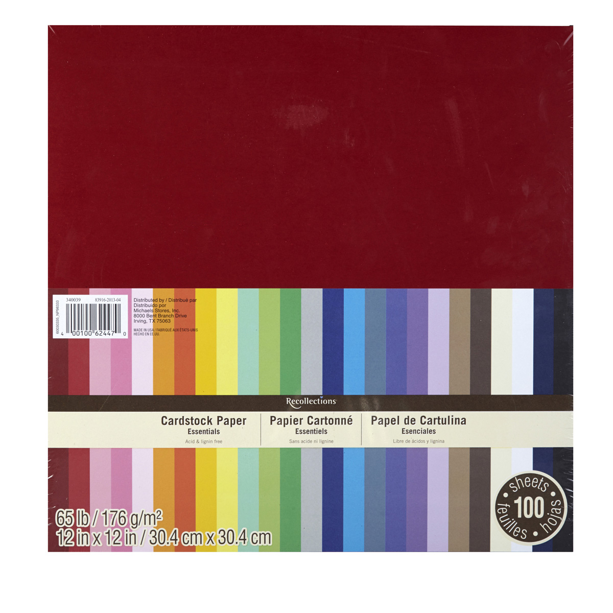 Recollections® Essentials Cardstock Paper, 12" x 12"