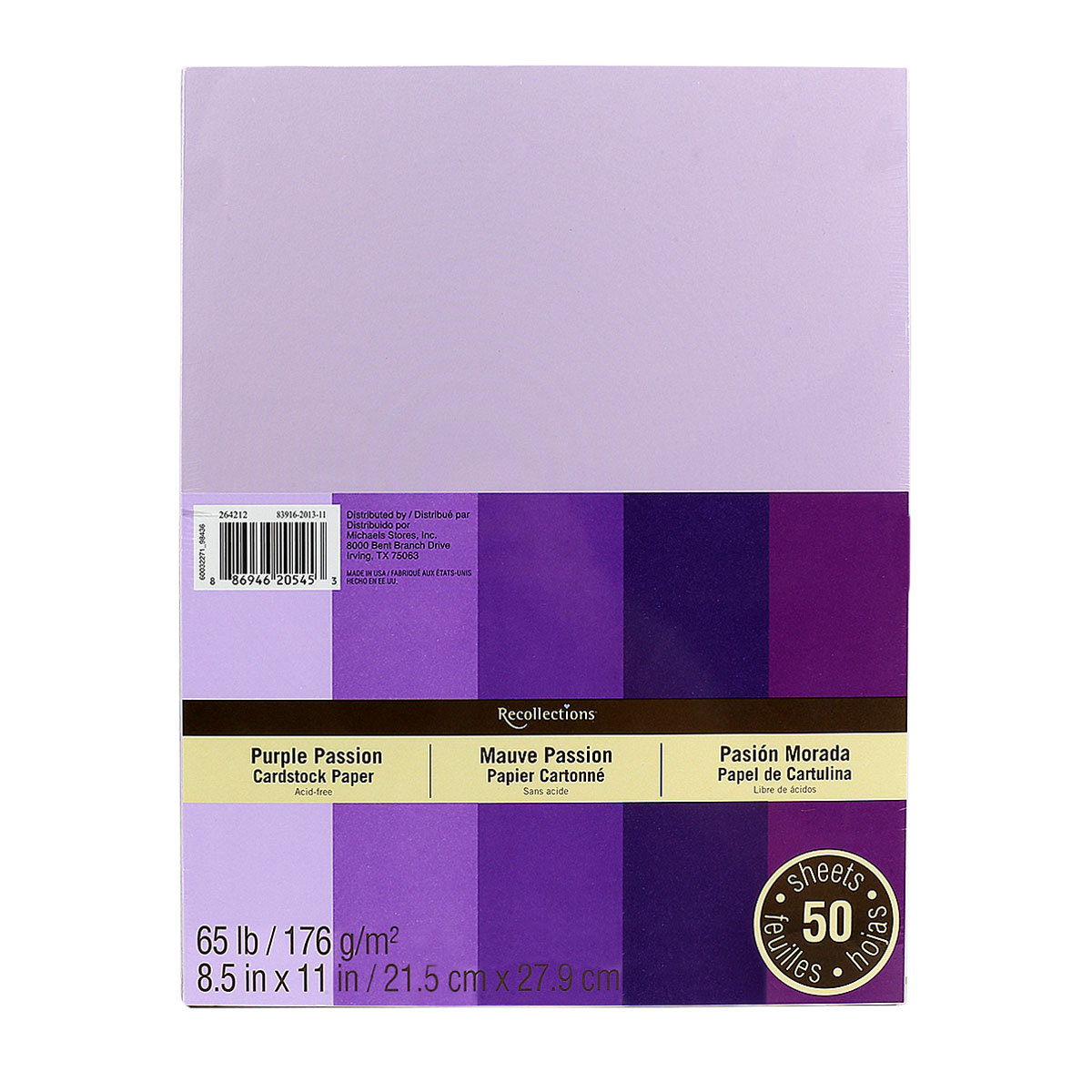 Recollections® Purple Passion Cardstock Paper 85 X 11