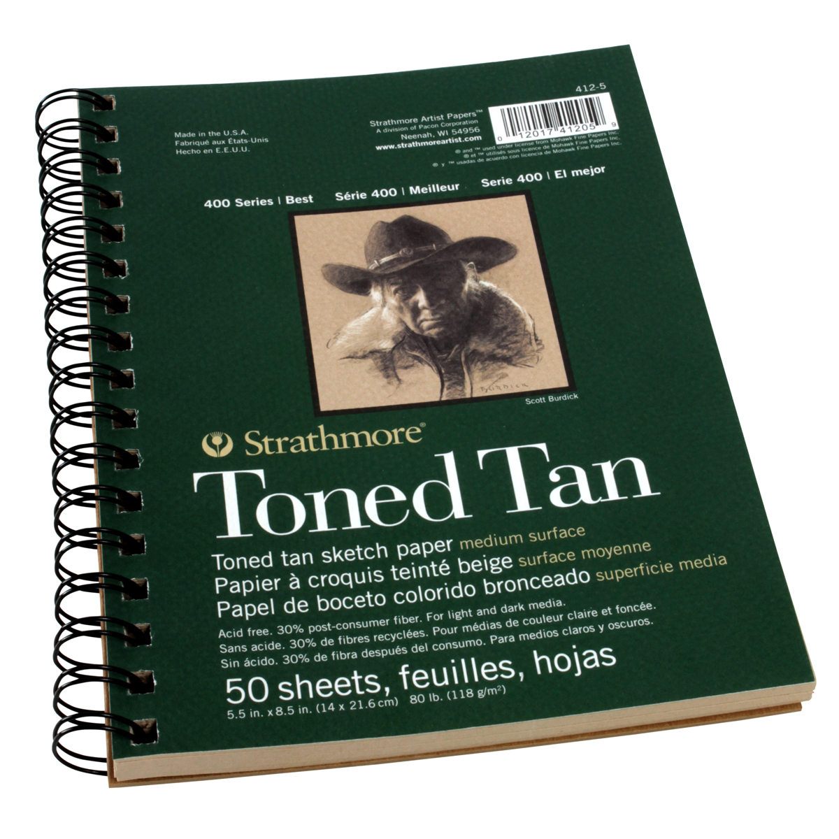Strathmore® 400 Series Toned Tan Sketch Pad