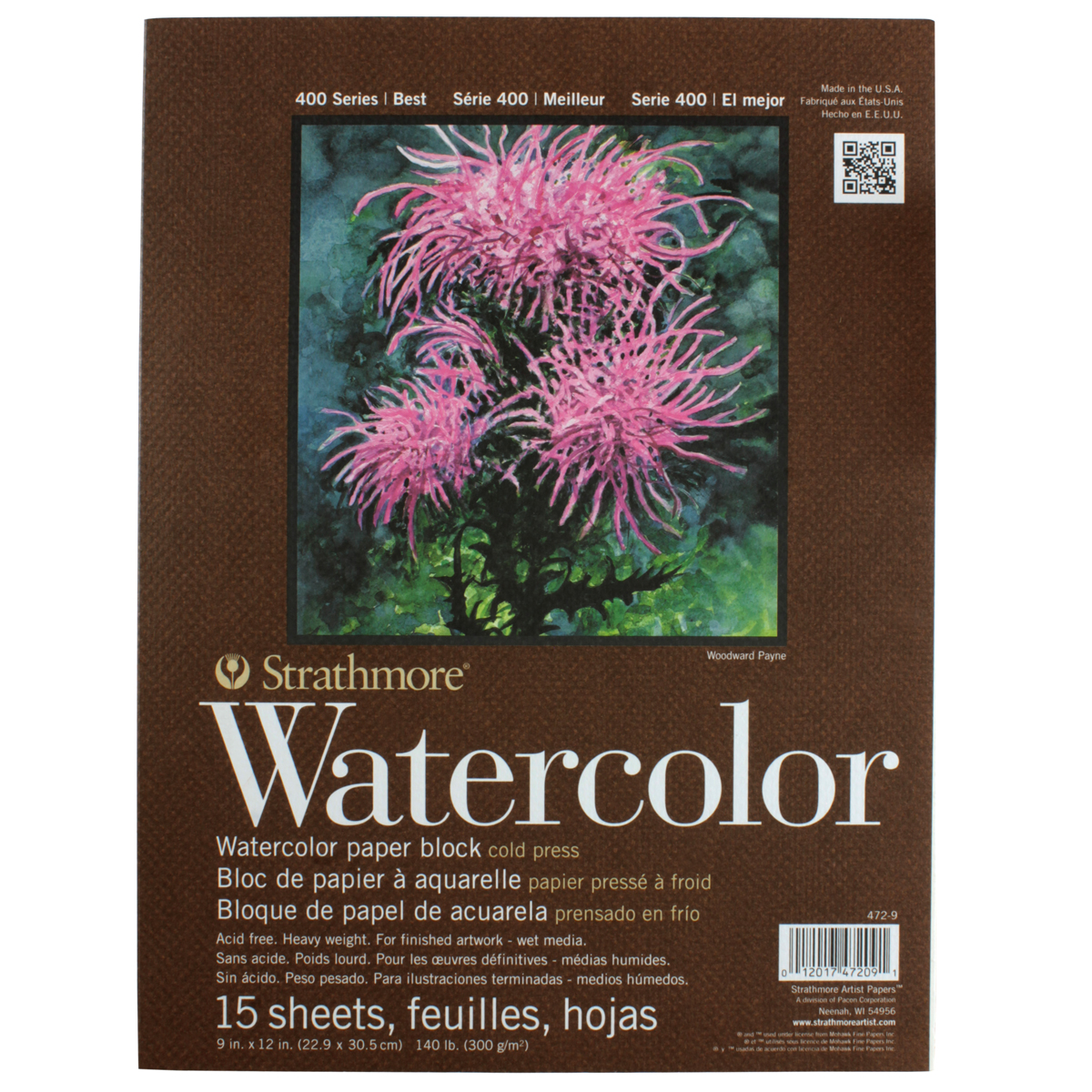 Strathmore® 400 Series Watercolor Paper Block