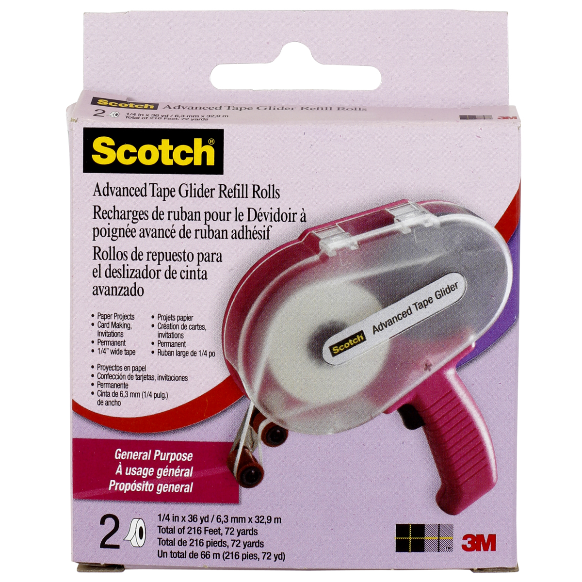 Scotch® Advanced Tape Glider Refills, General Purpose