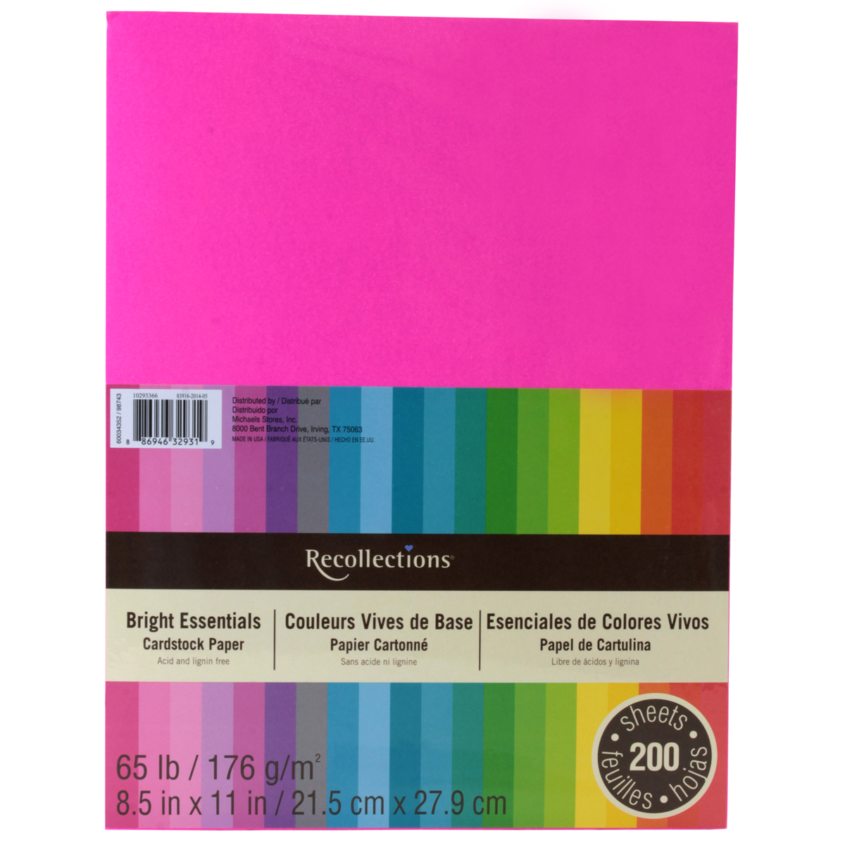 Recollections® Bright Essentials Cardstock Paper