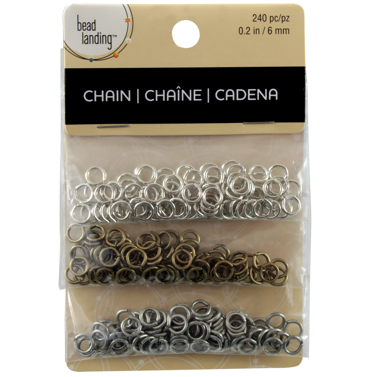 Bead Landing™ Jump Ring Mix, 6 mm