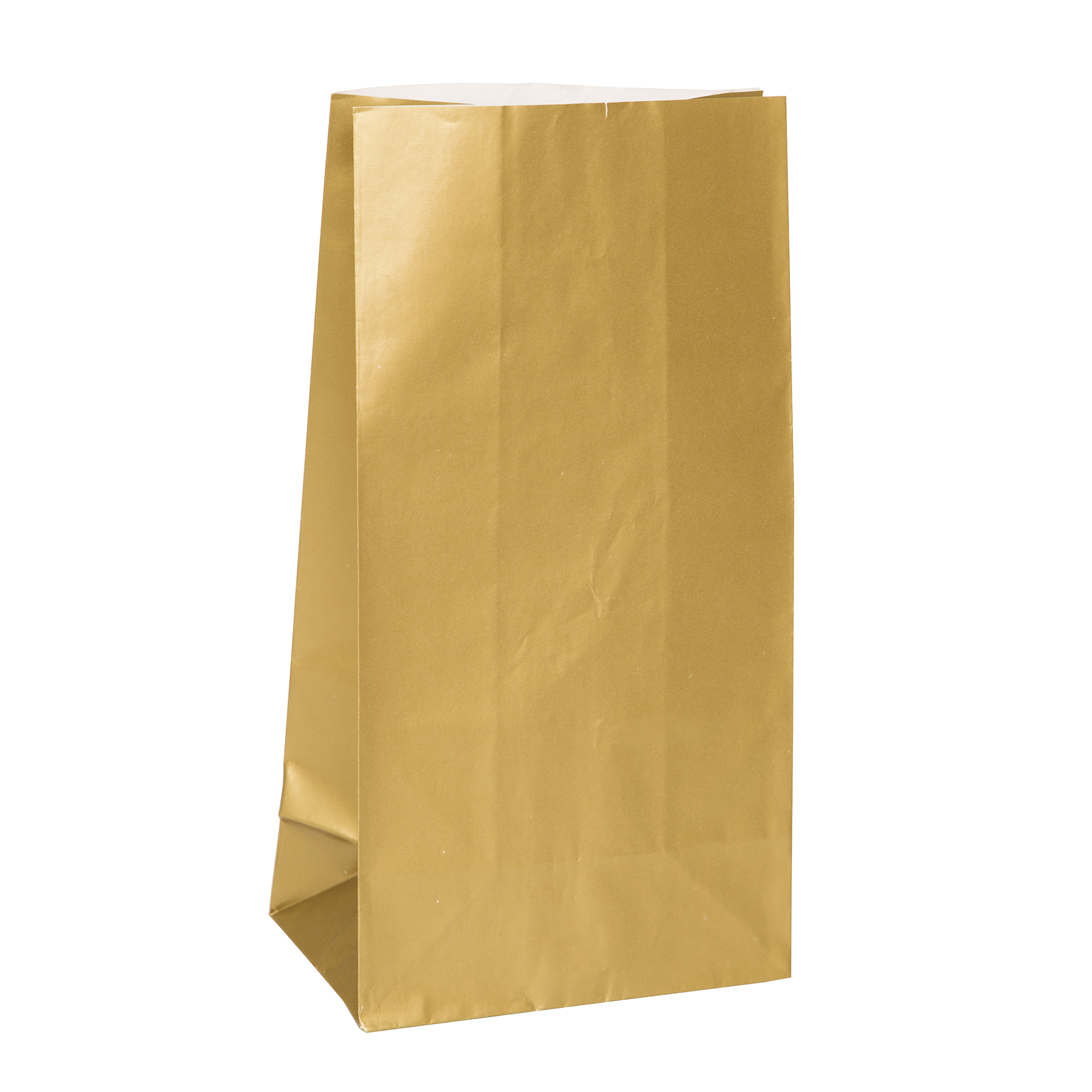 Metallic Gold Paper Party Bags