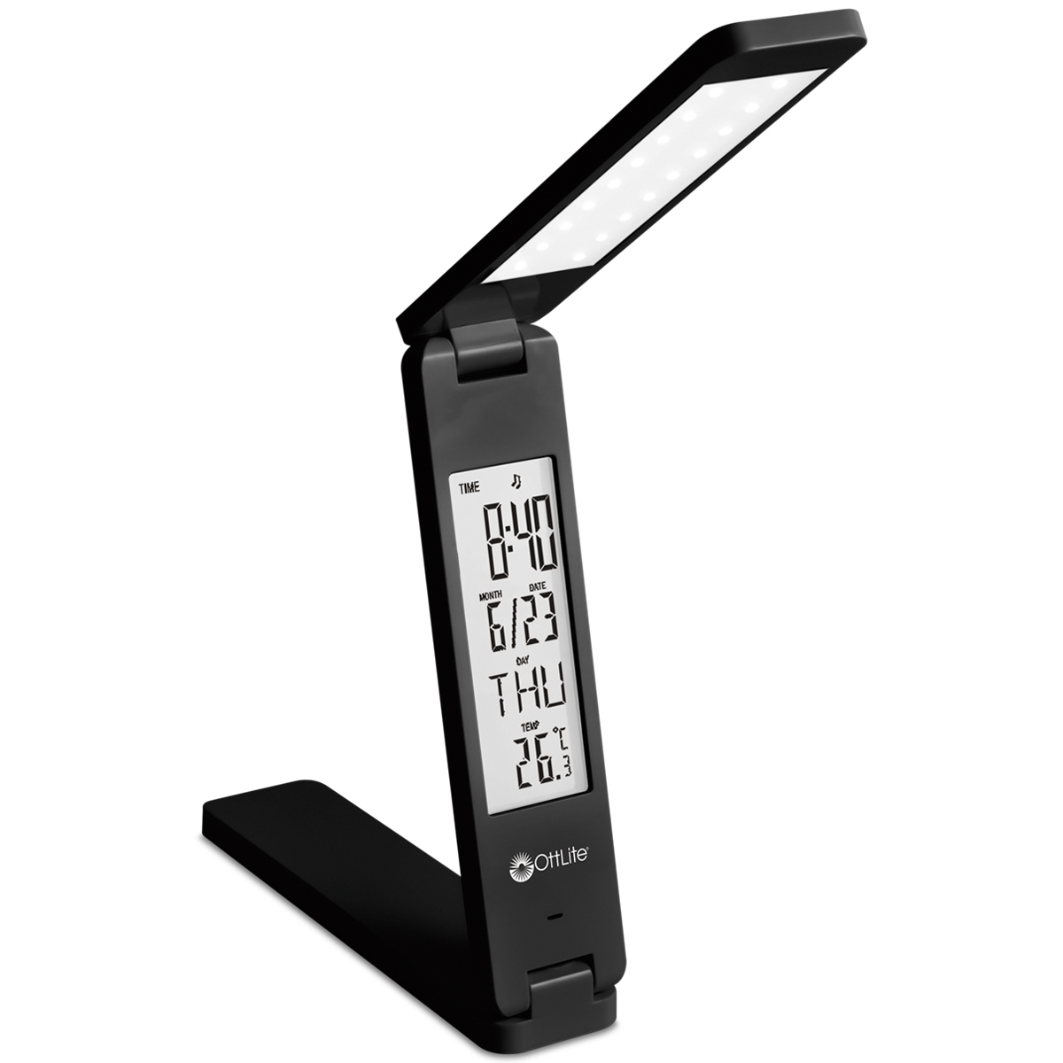 OttLite Travel LED Z-Lamp, Black