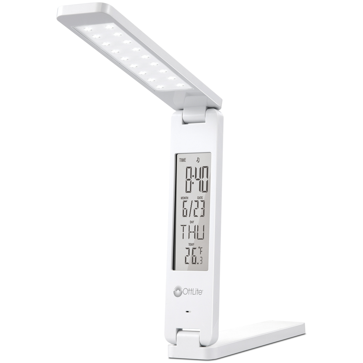 OttLite Travel LED Z-Lamp, White