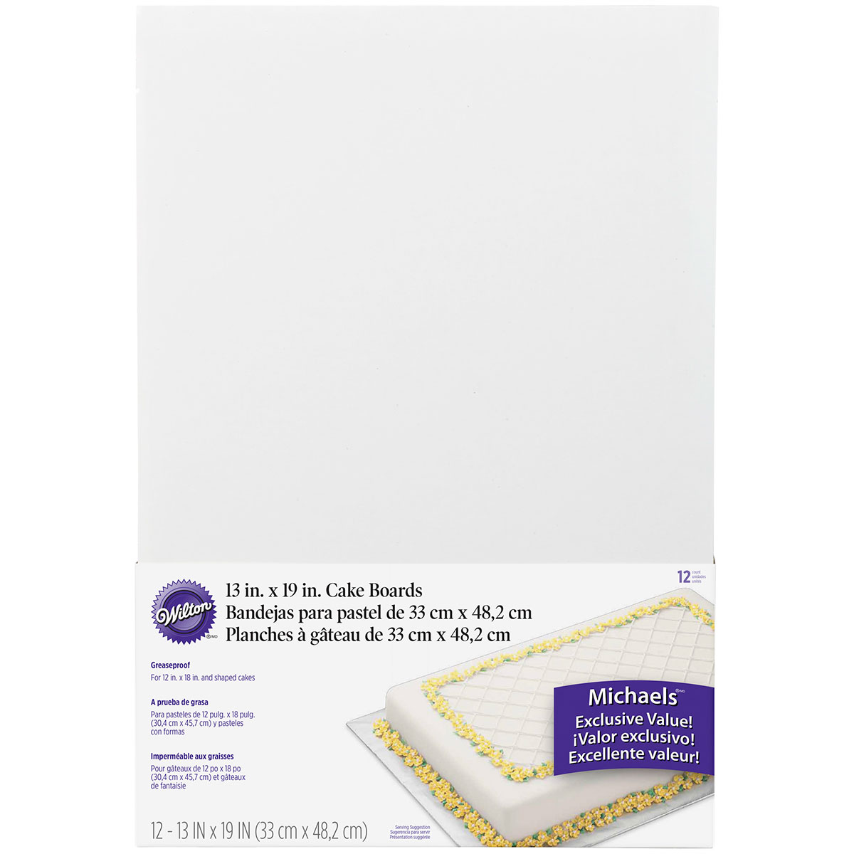 Wilton Cake Boards 13" X 19" Value Pack Wilton Cake Boards 13" X 19" Value Pack