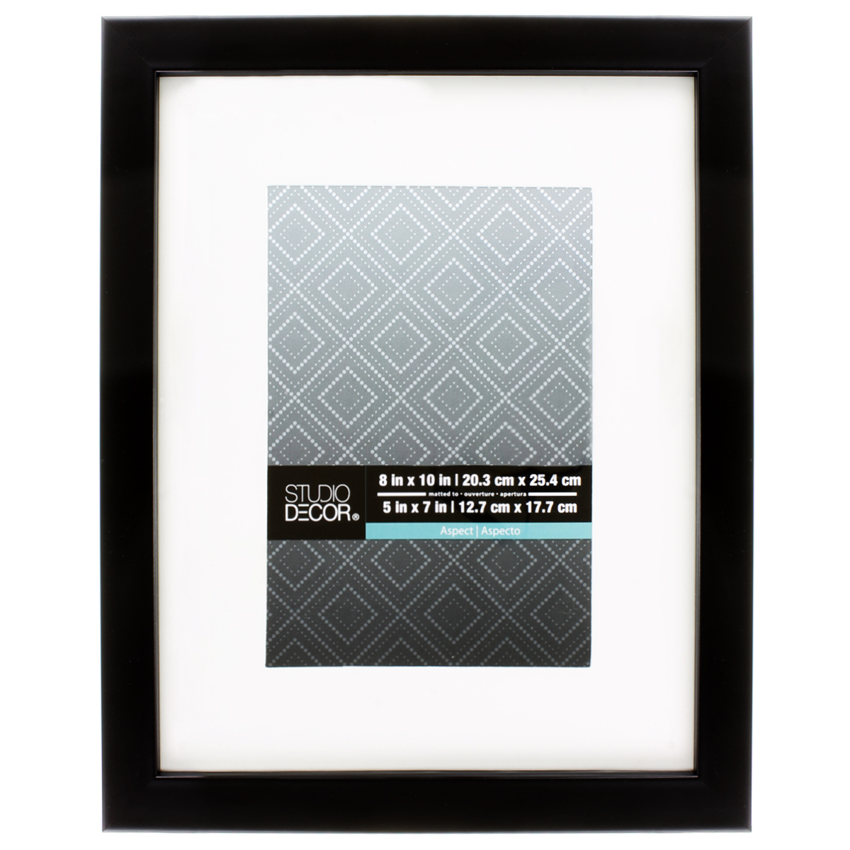 Black Frame With Mat, Aspect By Studio Décor®