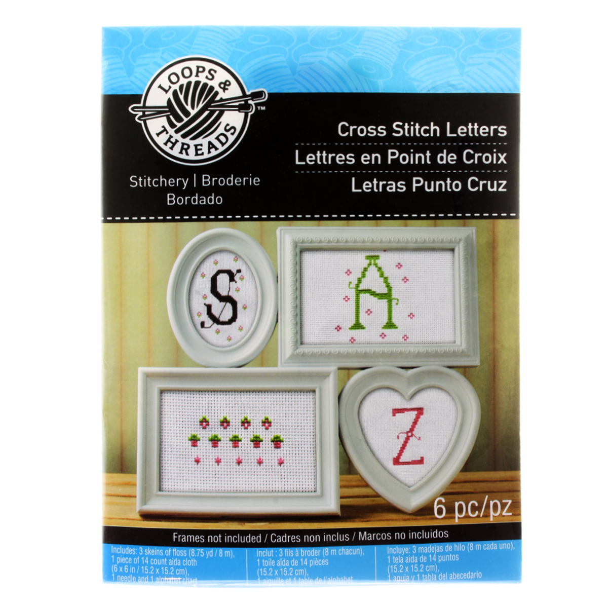 Loops & Threads® Cross Stitch Letters Kit