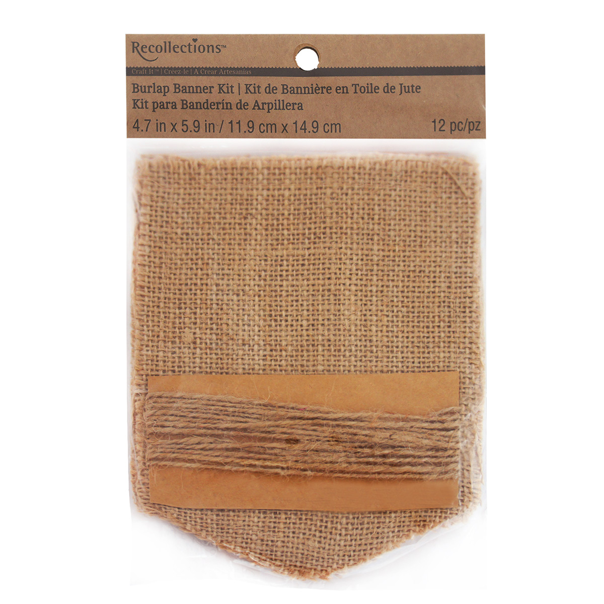 Recollections™ Craft It™ Burlap Pocket Banner Kit