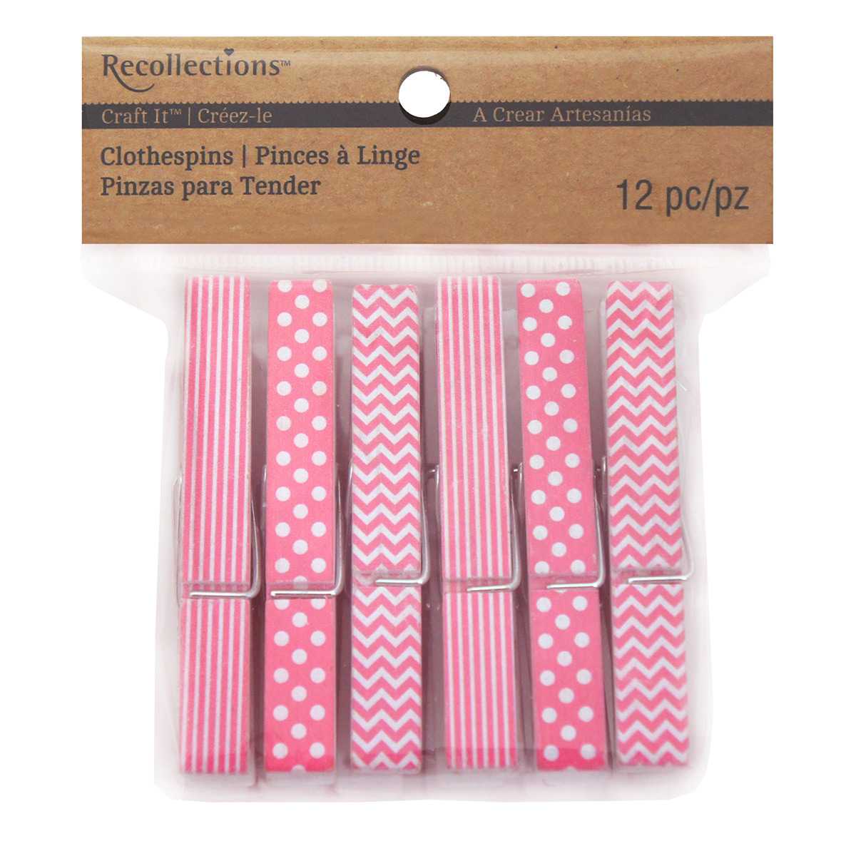 patterned clothespins recollections craft clothes