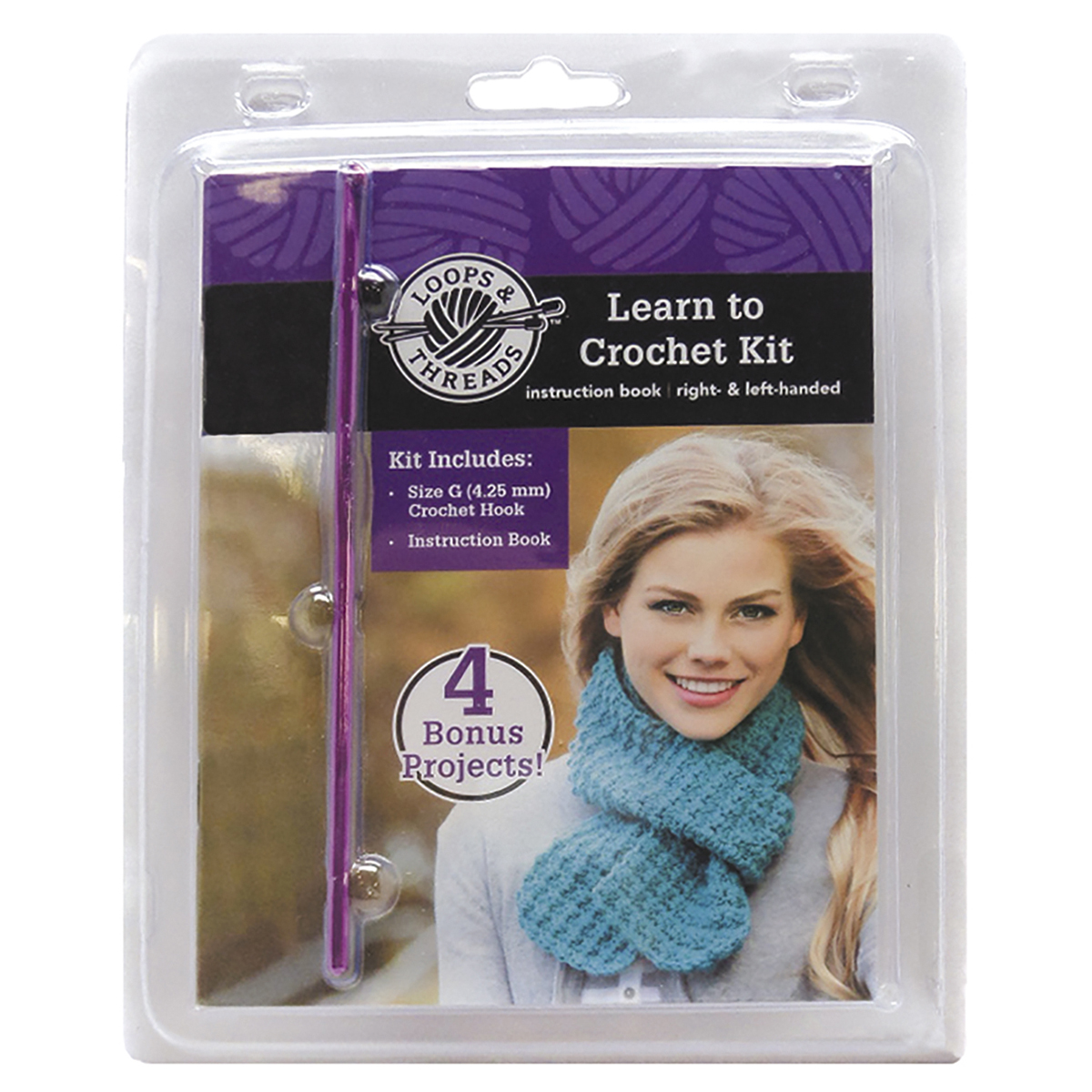 Loops & Threads Learn To Crochet Kit