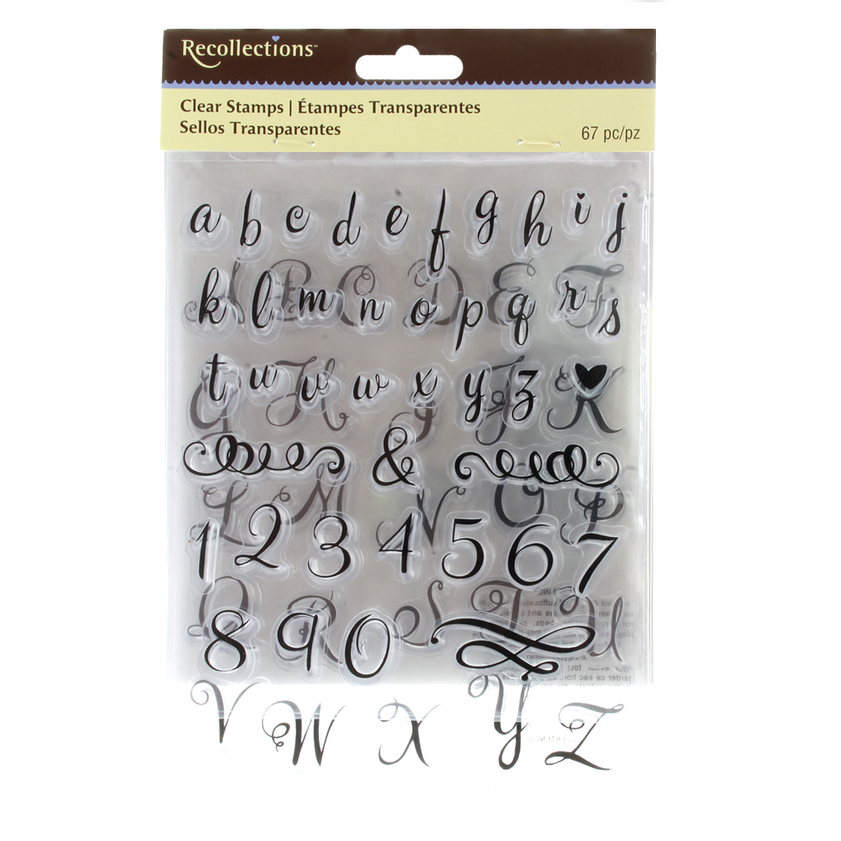 Find the Brush Script Alphabet Clear Stamps by Recollections™ at Michaels