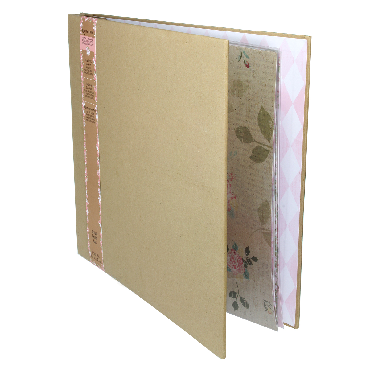 Find the Kraft Vintage Romance Scrapbook by Recollections® at Michaels
