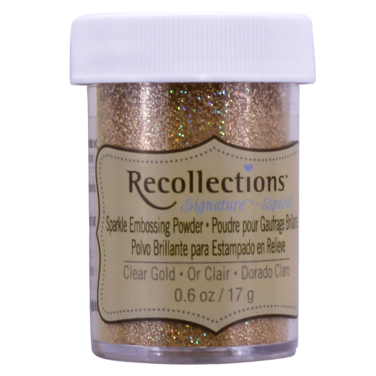 Clear Gold Embossing Powder by Recollections