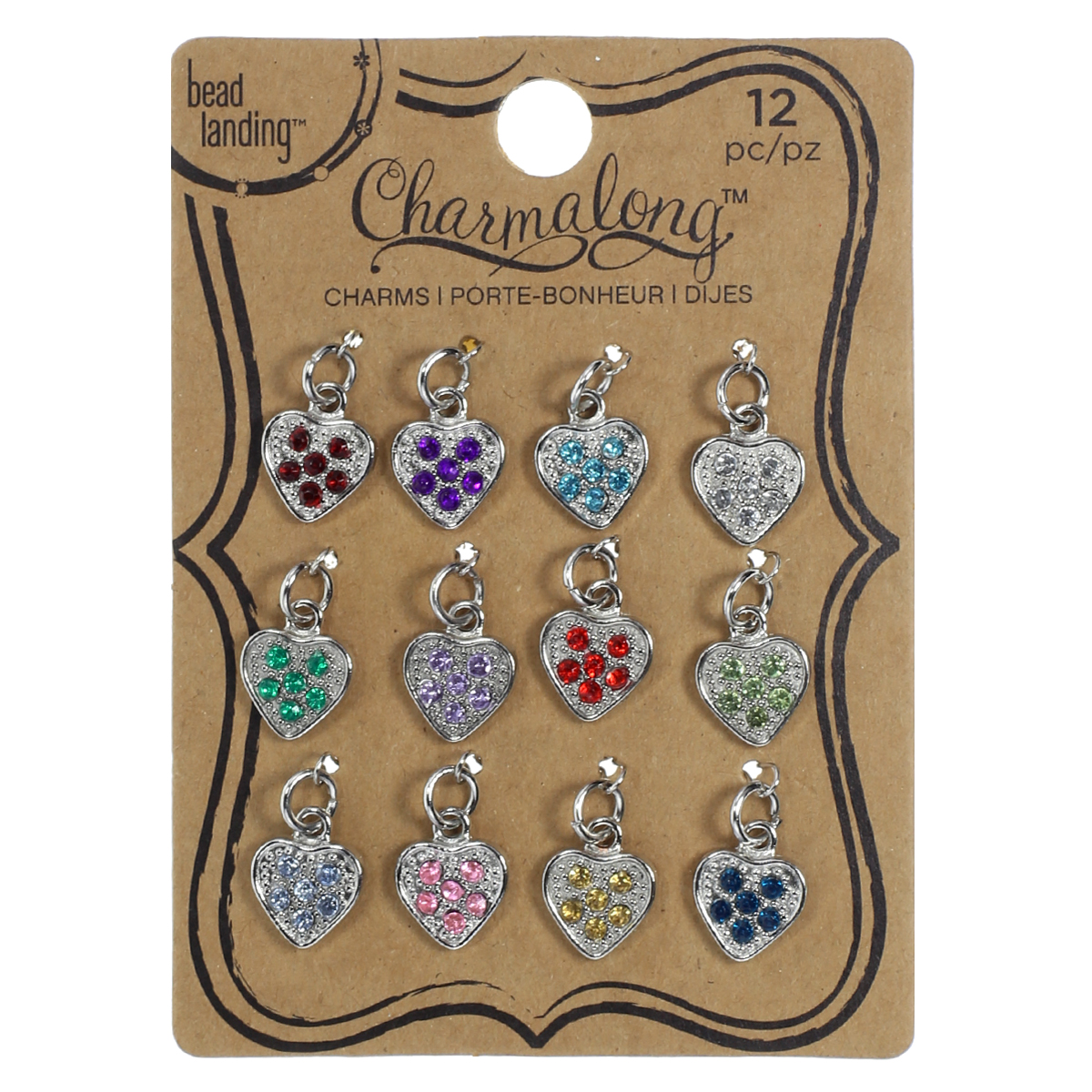 Charmalong™ Heart Charms by Bead Landing™