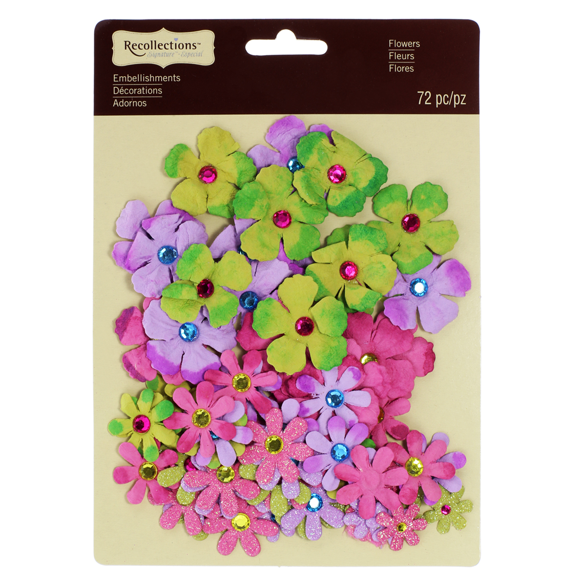 Jewel Flower Embellishments by Recollections