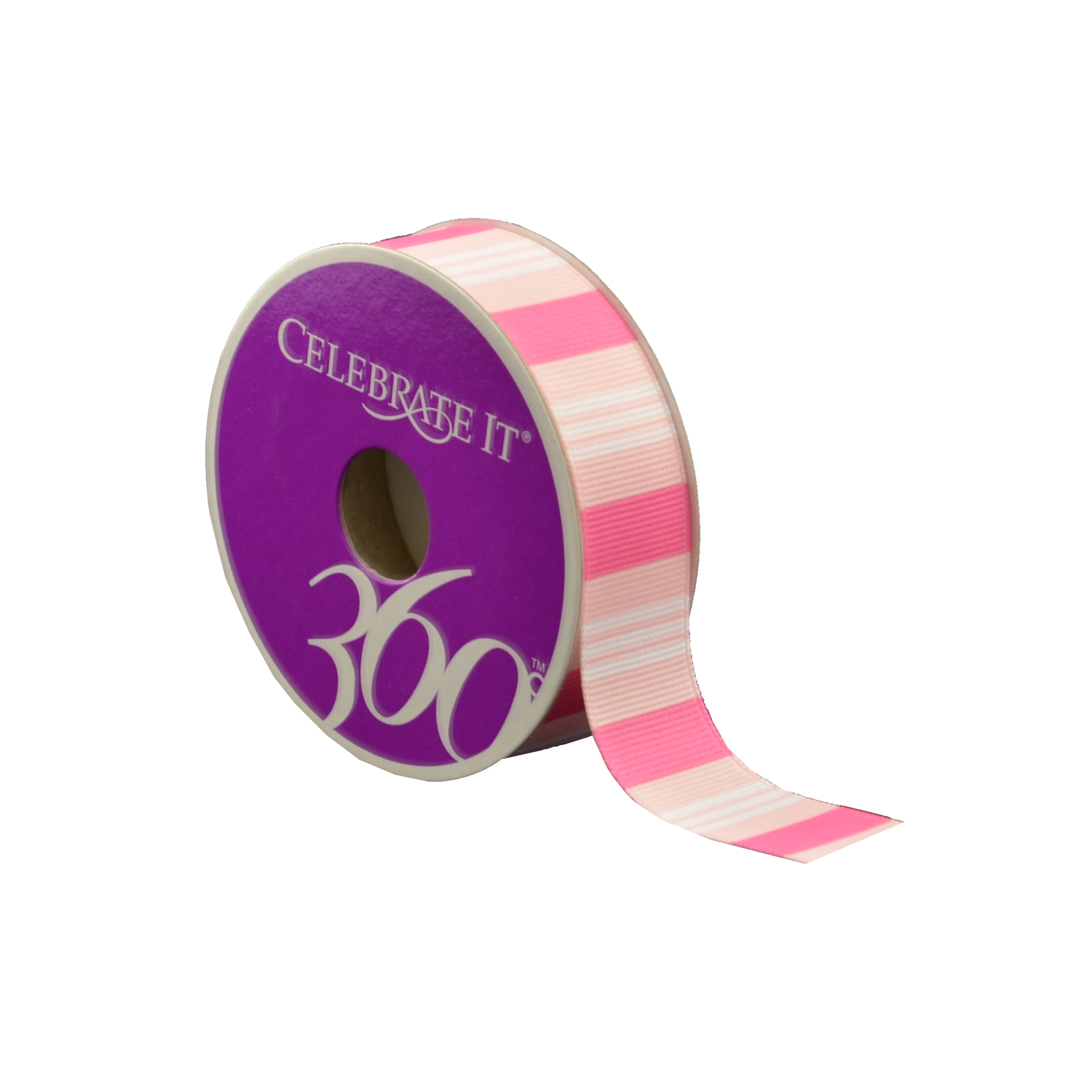 7/8" Grosgrain Stripes Ribbon by Celebrate It 360&deg;
