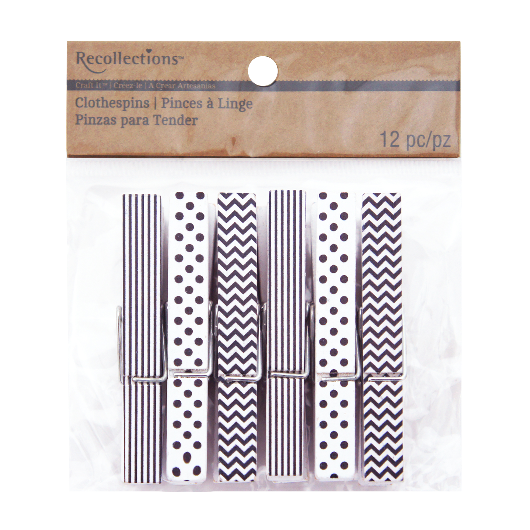 clothespins michaels patterned recollections craft