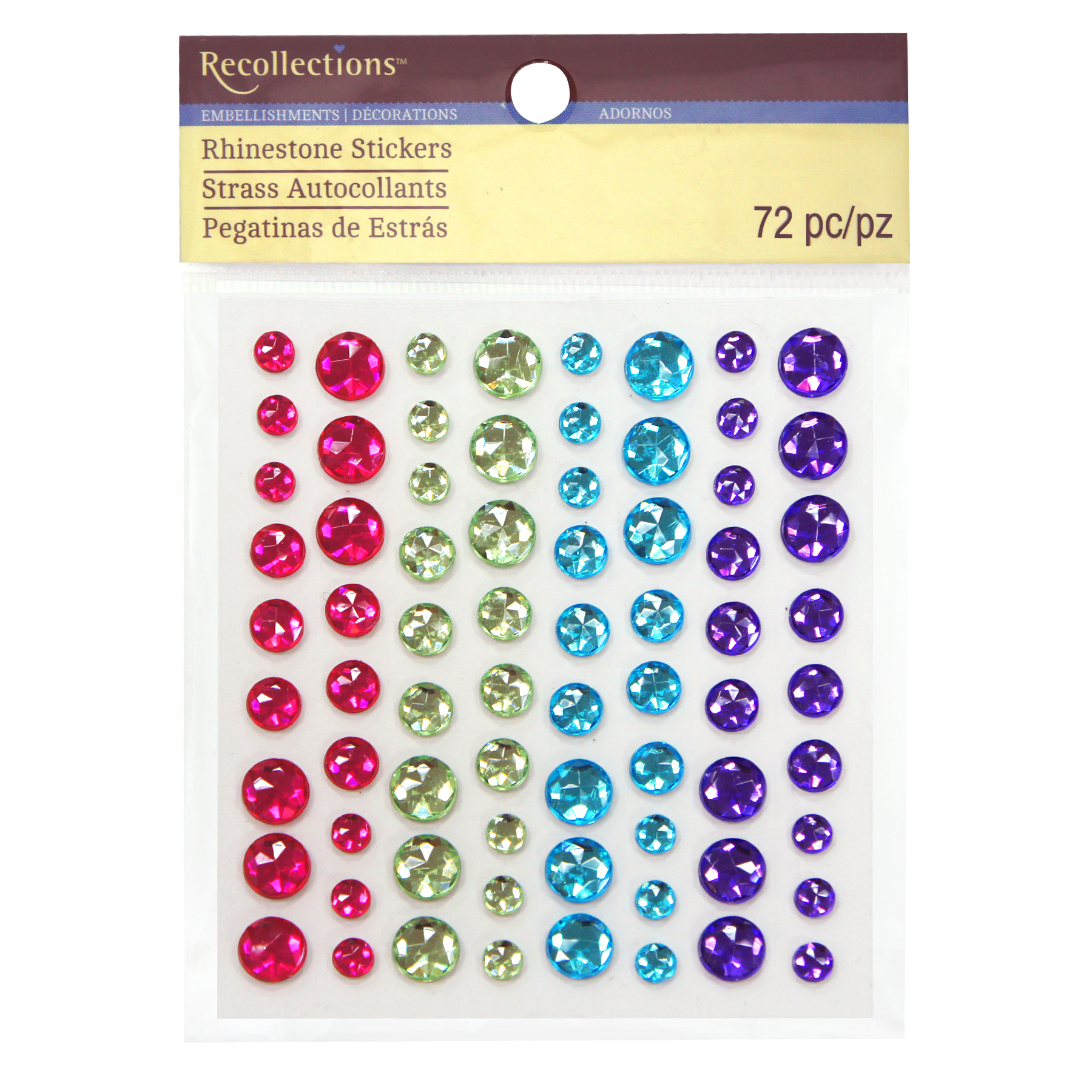 Assorted Colors Rhinestone Stickers By Recollections™