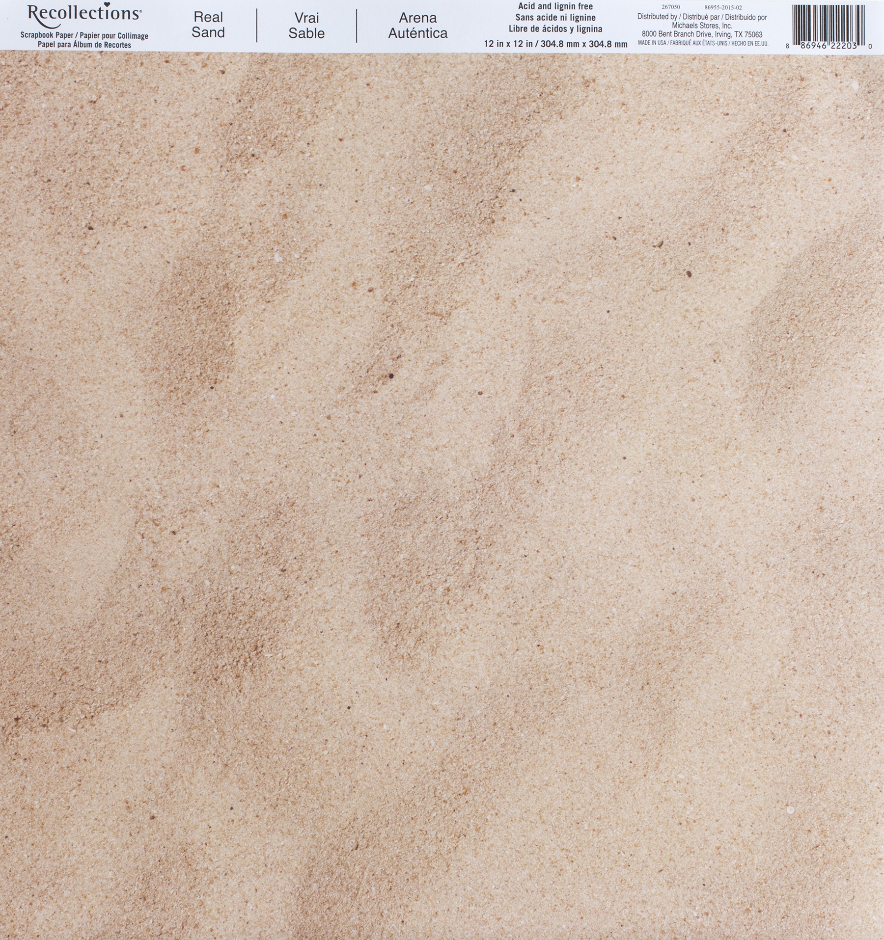 Real Sand Scrapbook Paper by Recollections®