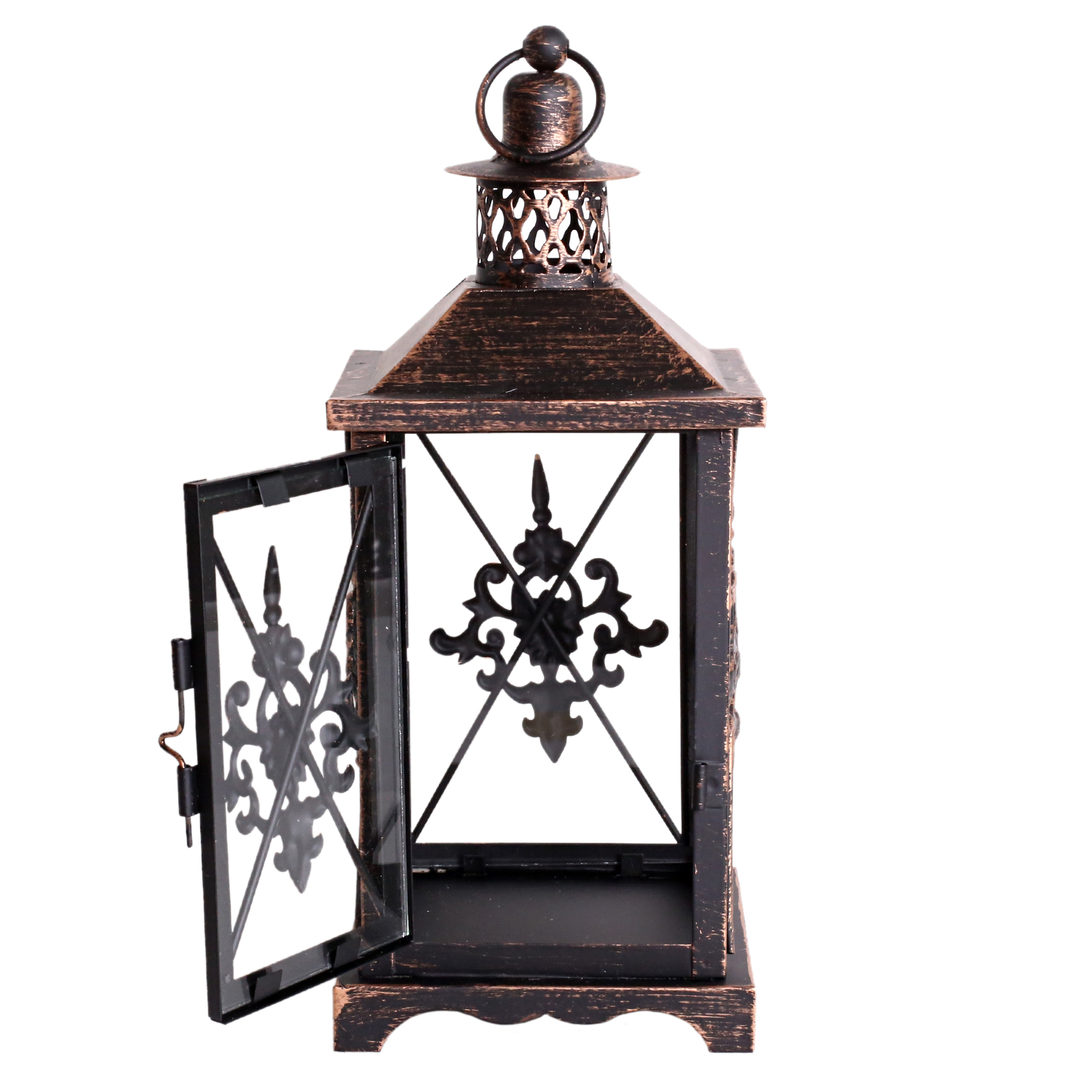 Medium Damask Metal Lantern by Ashland®