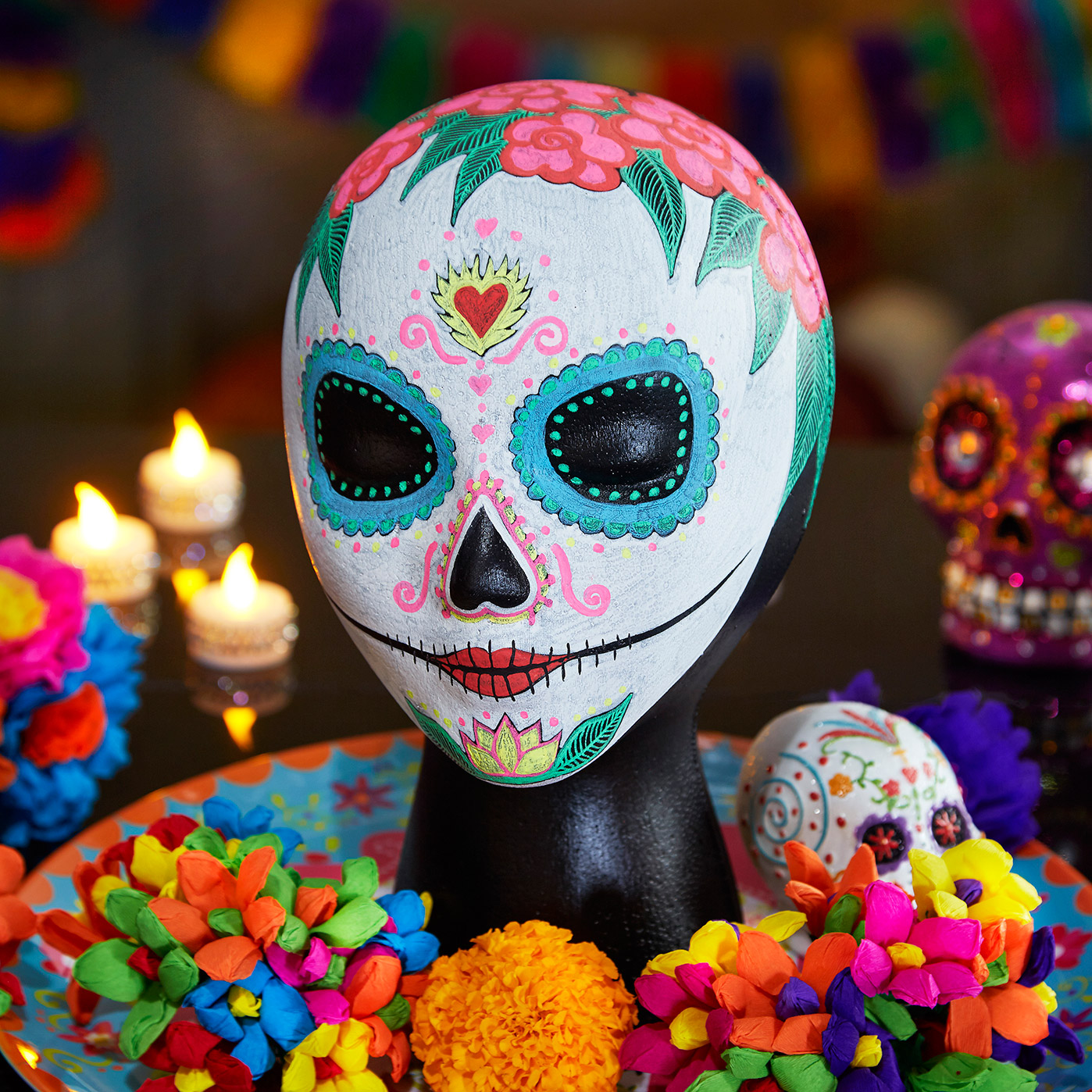 Halloween Chalkboard Styrofoam® Head