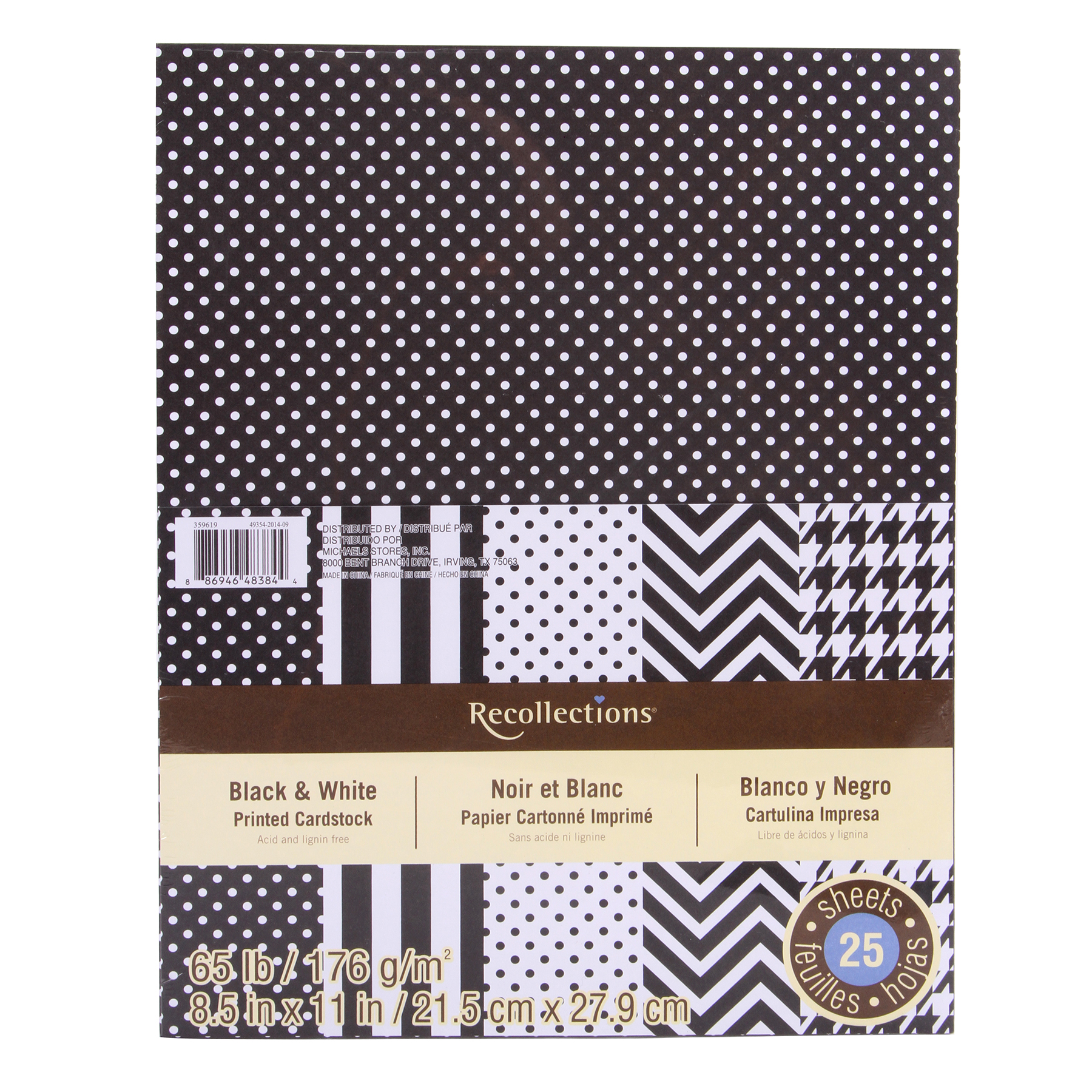 Buy the Black & White Cardstock Papers by Recollections® at Michaels