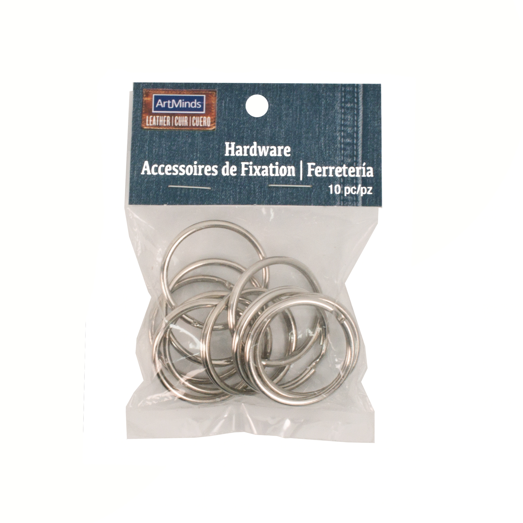 Split Nickel Key Ring by ArtMinds Packaging