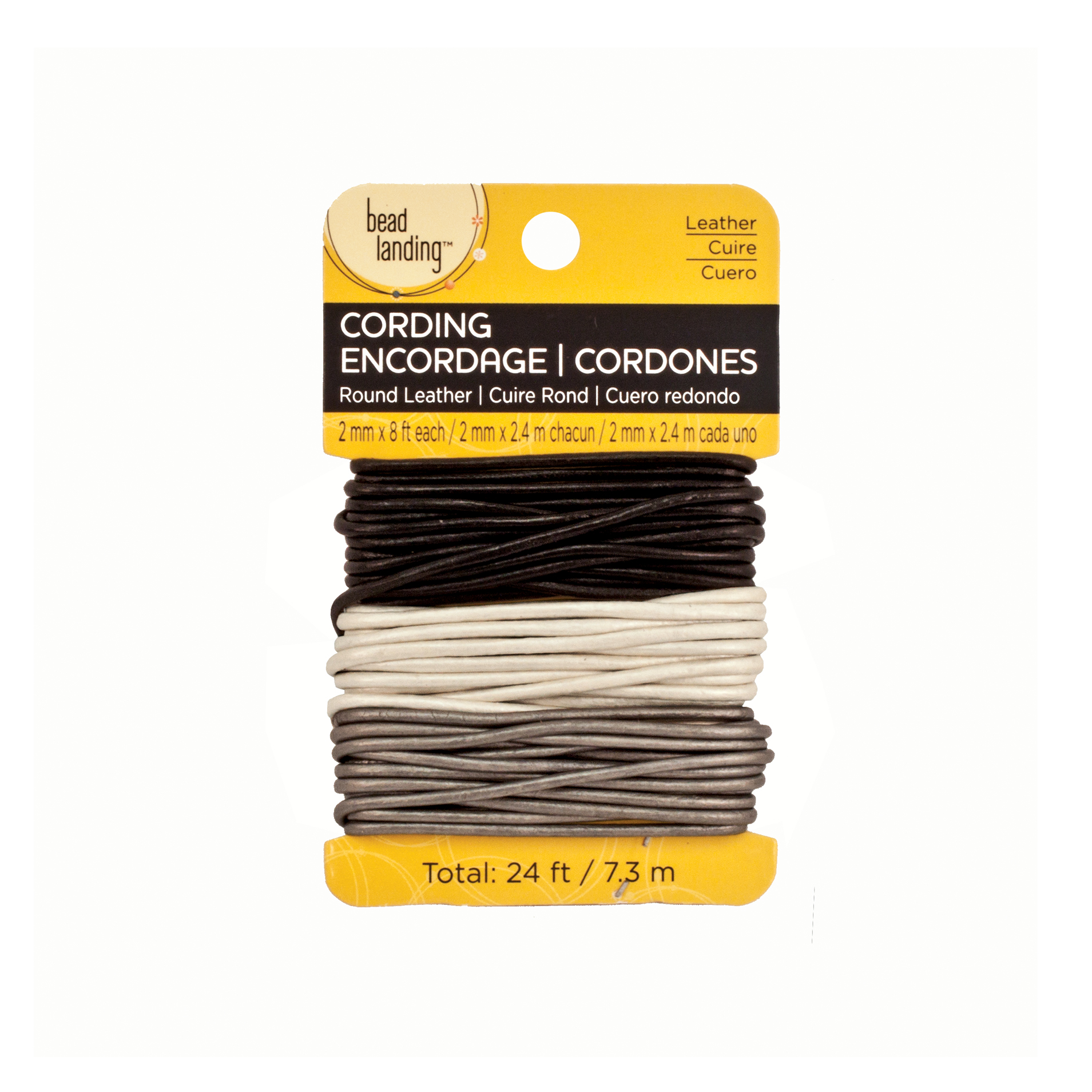 Find the Round Leather Cord by Bead Landing™ at Michaels