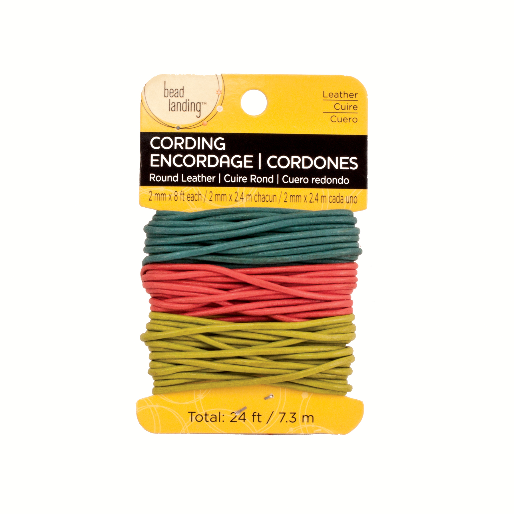 Buy the Round Leather Lace Cord by Bead Landing™ at Michaels