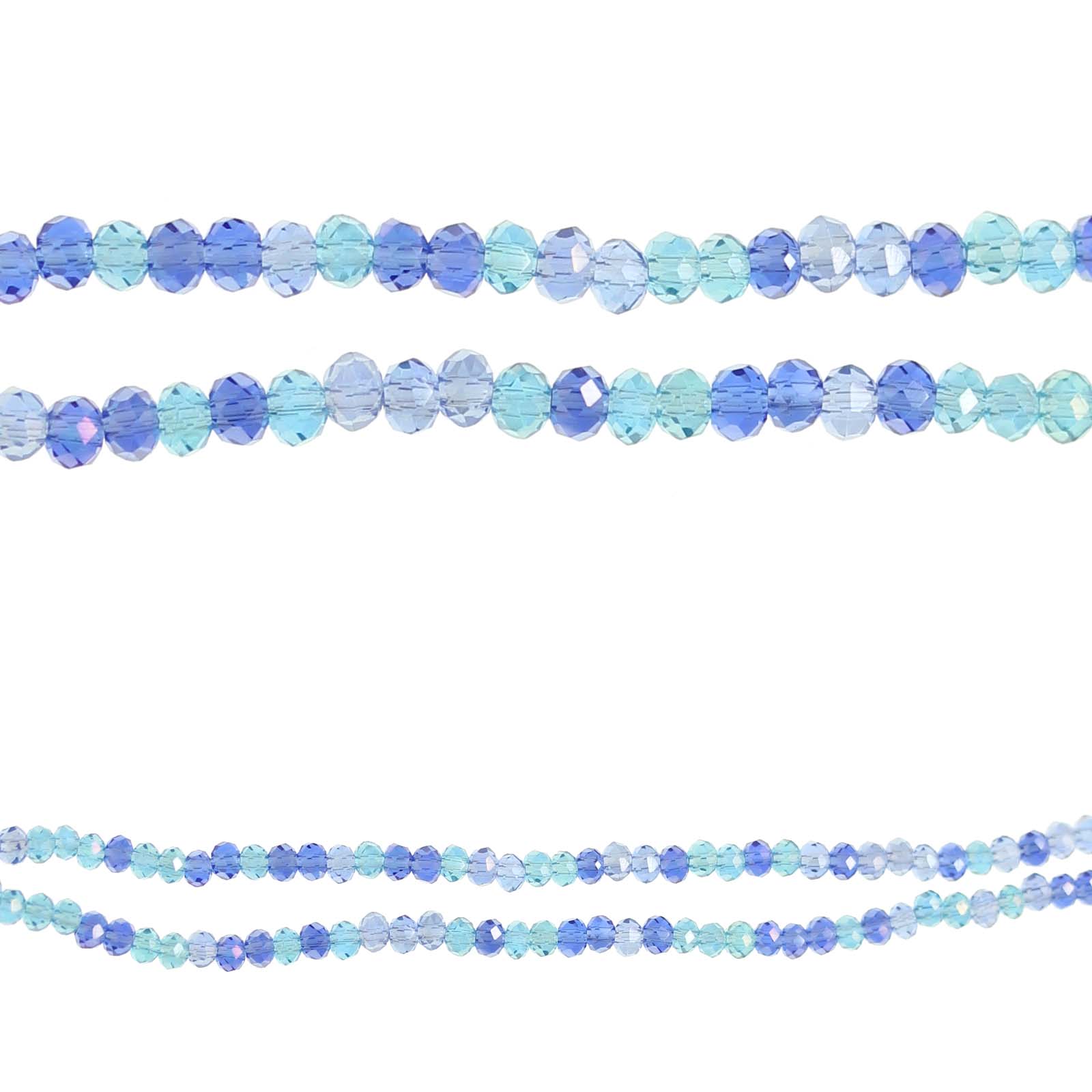 Find the Halcraft® Mixed Glass Beads, Blue at Michaels