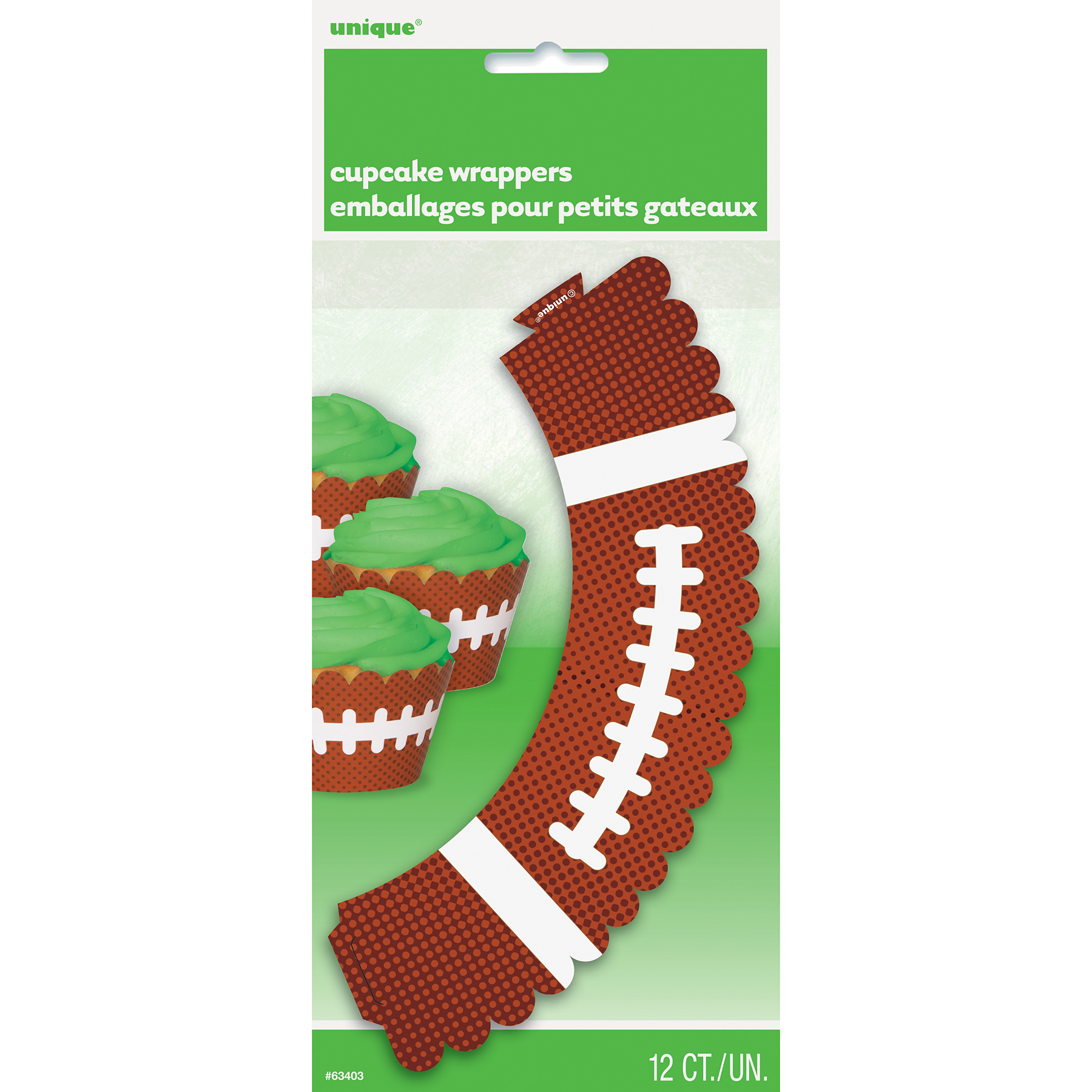 Football Cupcake Wrappers Football Party Supplies