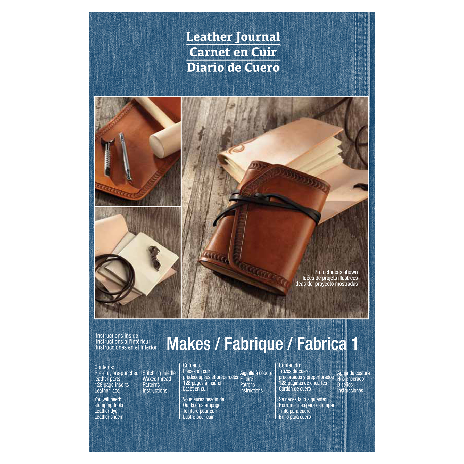 Buy the Natural Leather Journal Kit by ArtMinds™ at Michaels