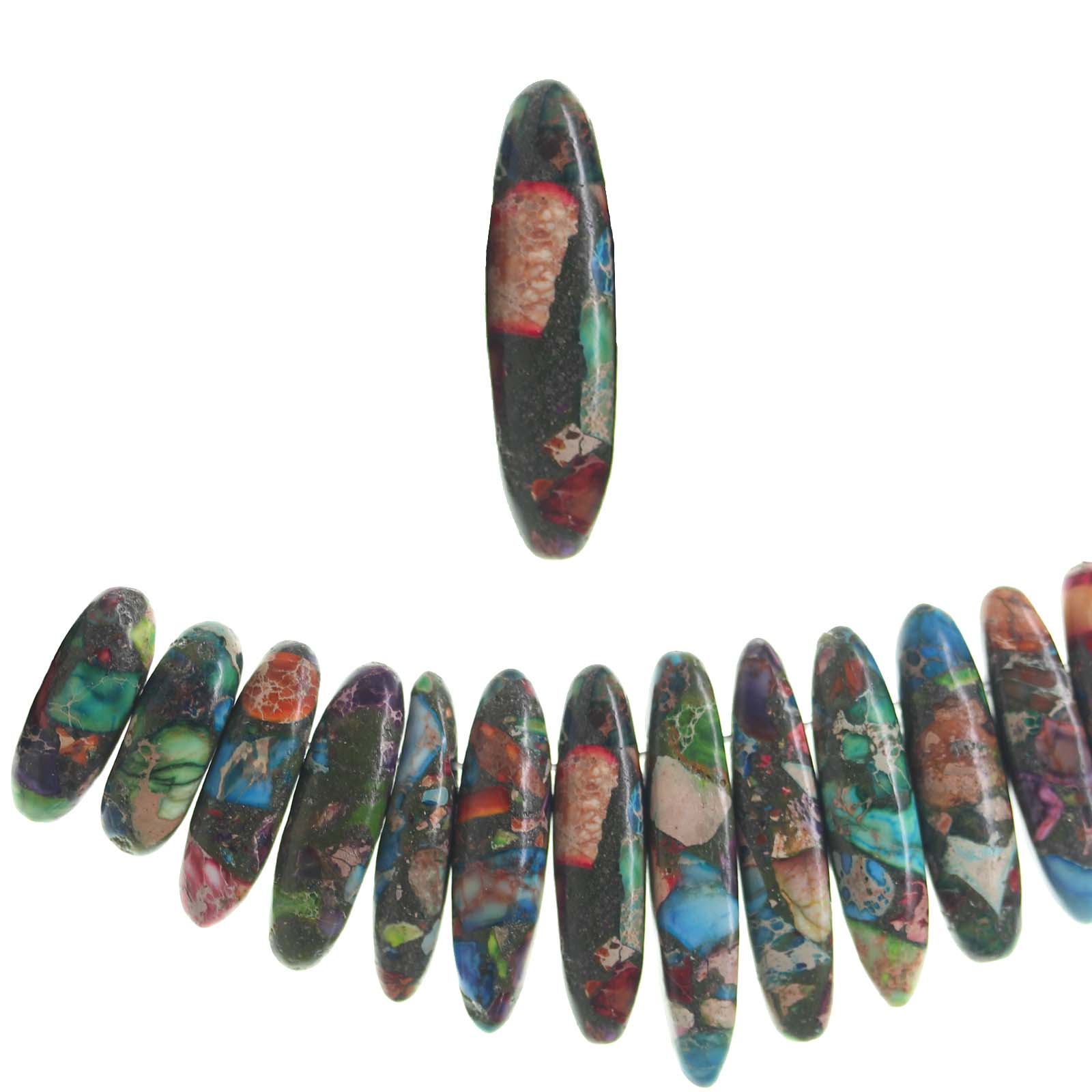 Buy the Halcraft® Bead Gallery® Composite Stone Beads, Multicolored at Michaels