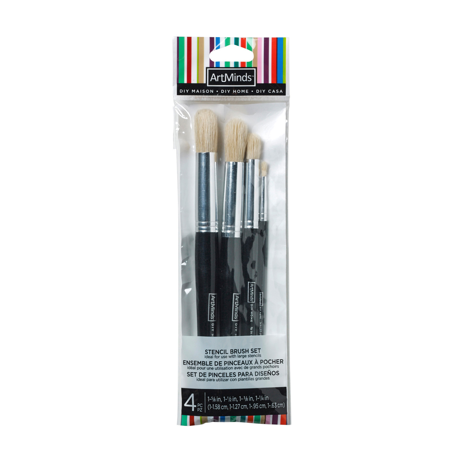 DIY Home Stencil Brush Set by ArtMinds®