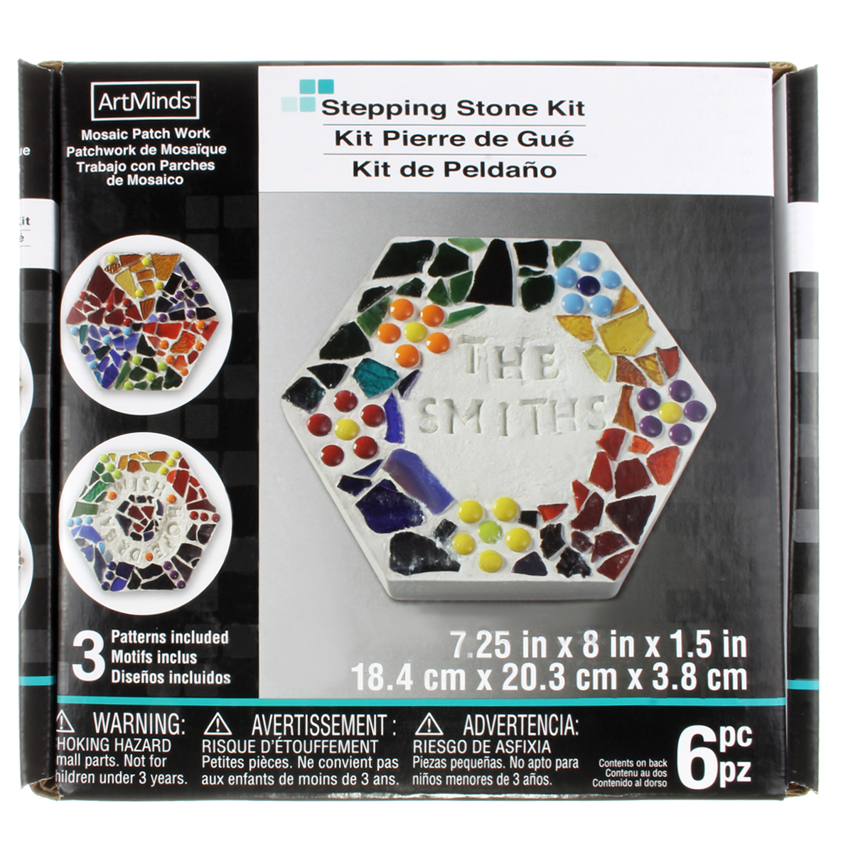 Hexagon Stepping Stone Kit by ArtMinds™, 8"