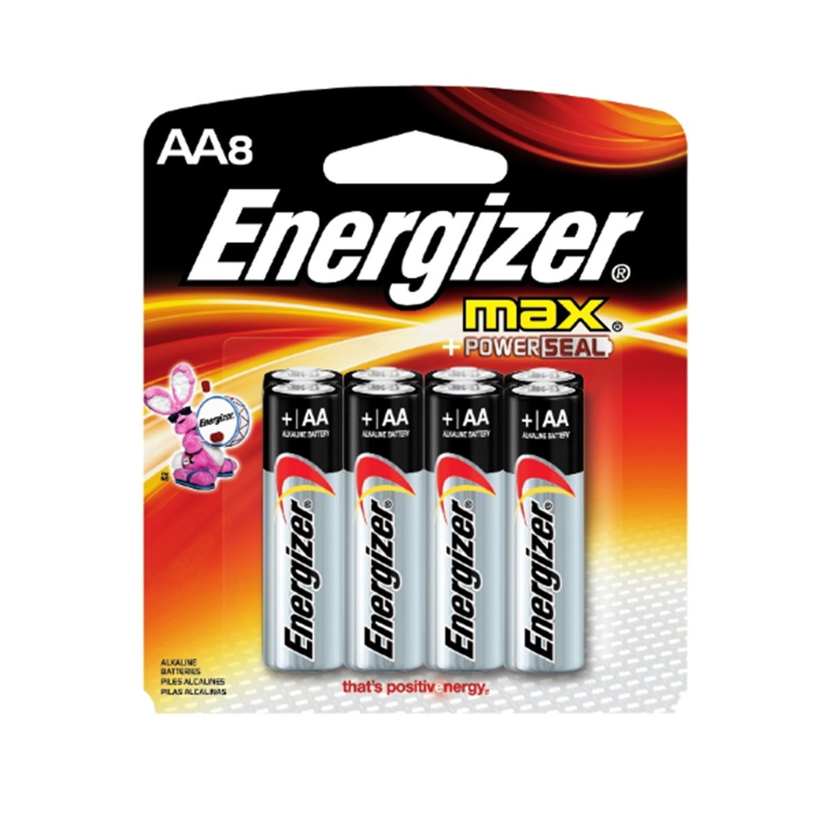 Energizer MAX AA Household Batteries, 8 Pack