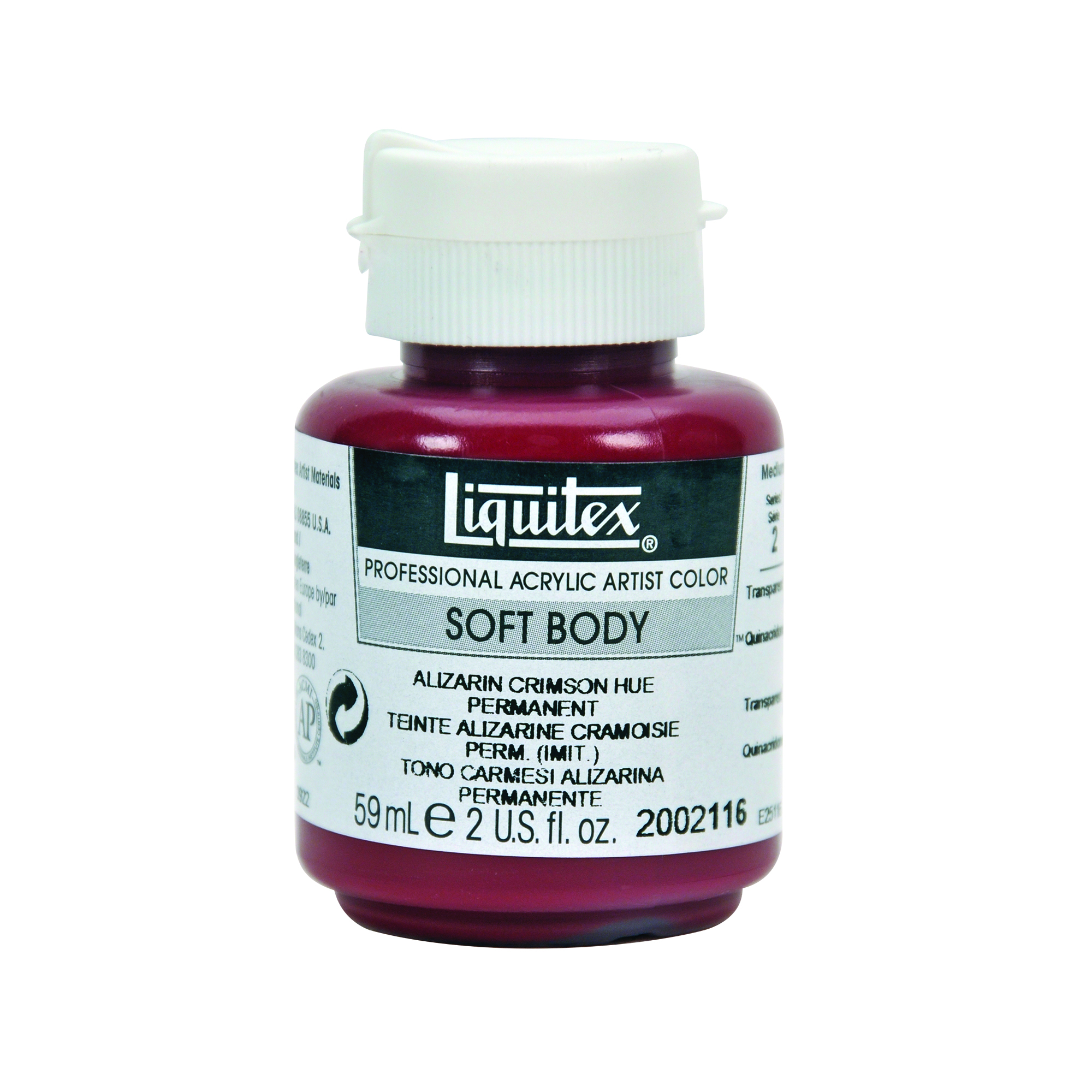 Liquitex Professional Soft Body Acrylic Paint 2oz jar, Ivory Black