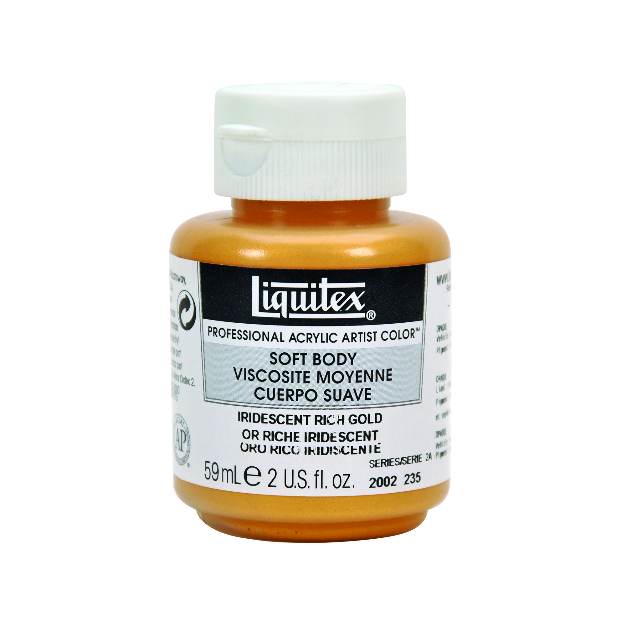 Liquitex Professional Soft Body Acrylic Paint 2oz jar, Iridescent Rich