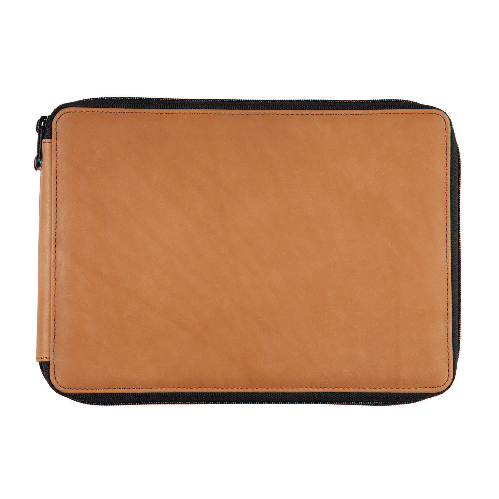 Global Art Genuine Leather Pencil Cases 120Pencil Case Brown