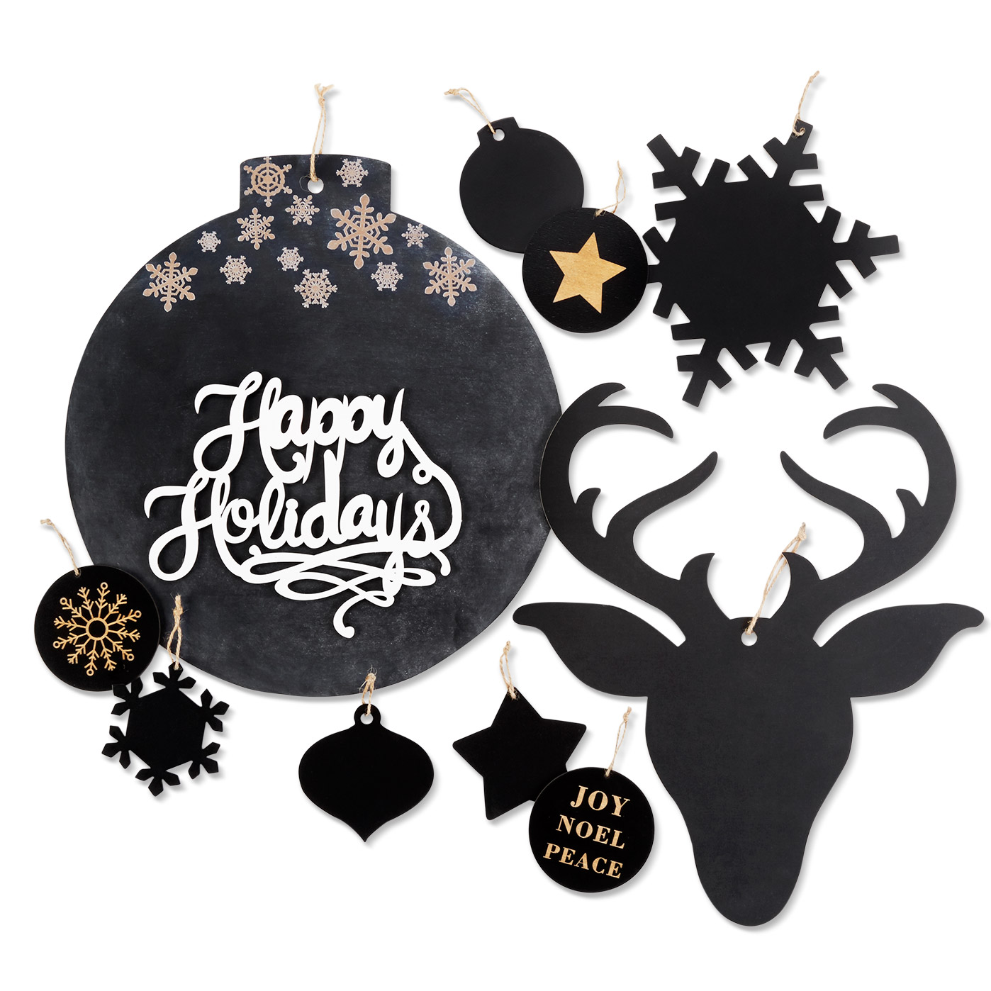 Large Chalkboard Ornament Plaque