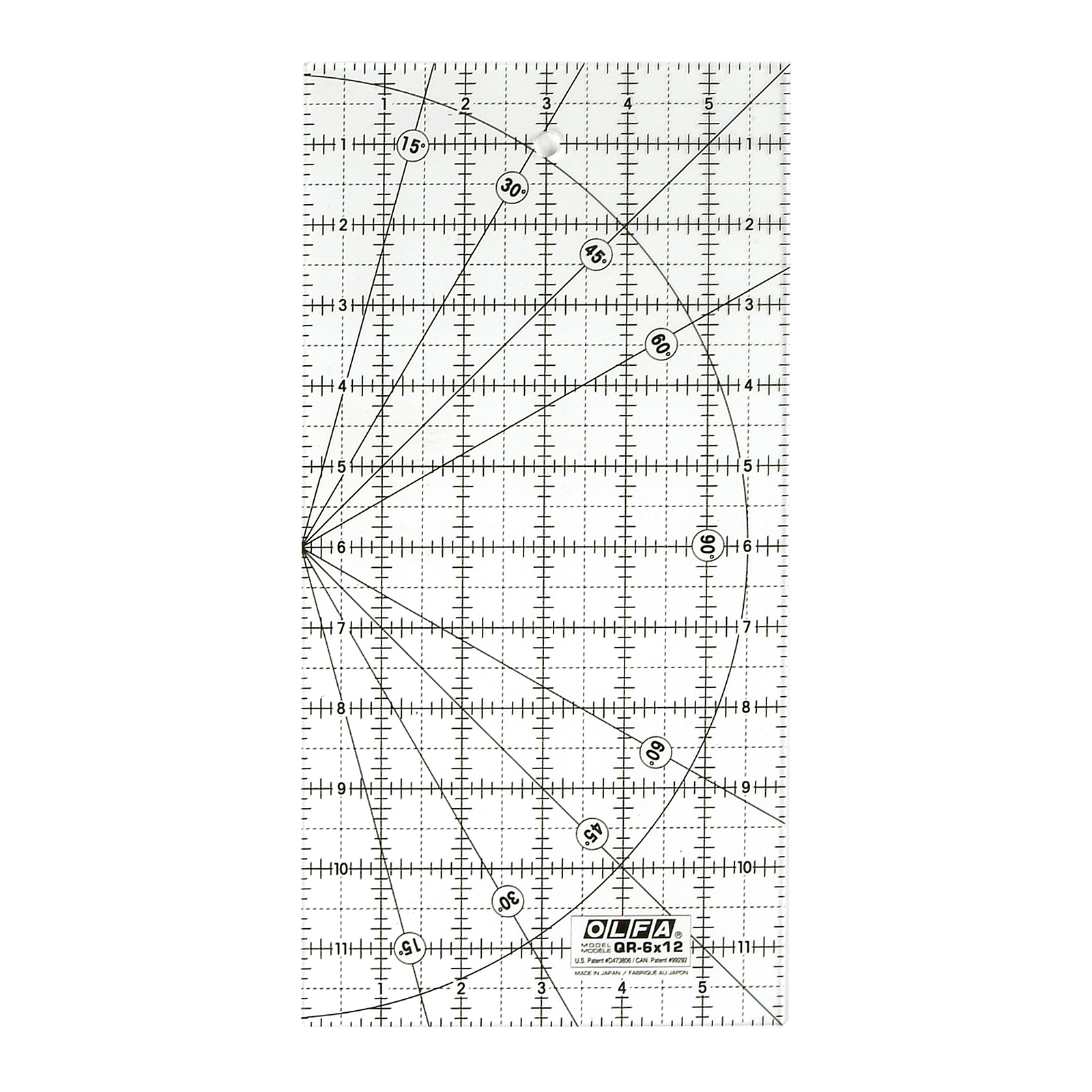 Find the Olfa® Frosted Advantage™ Acrylic Ruler, 6" x 12" at Michaels